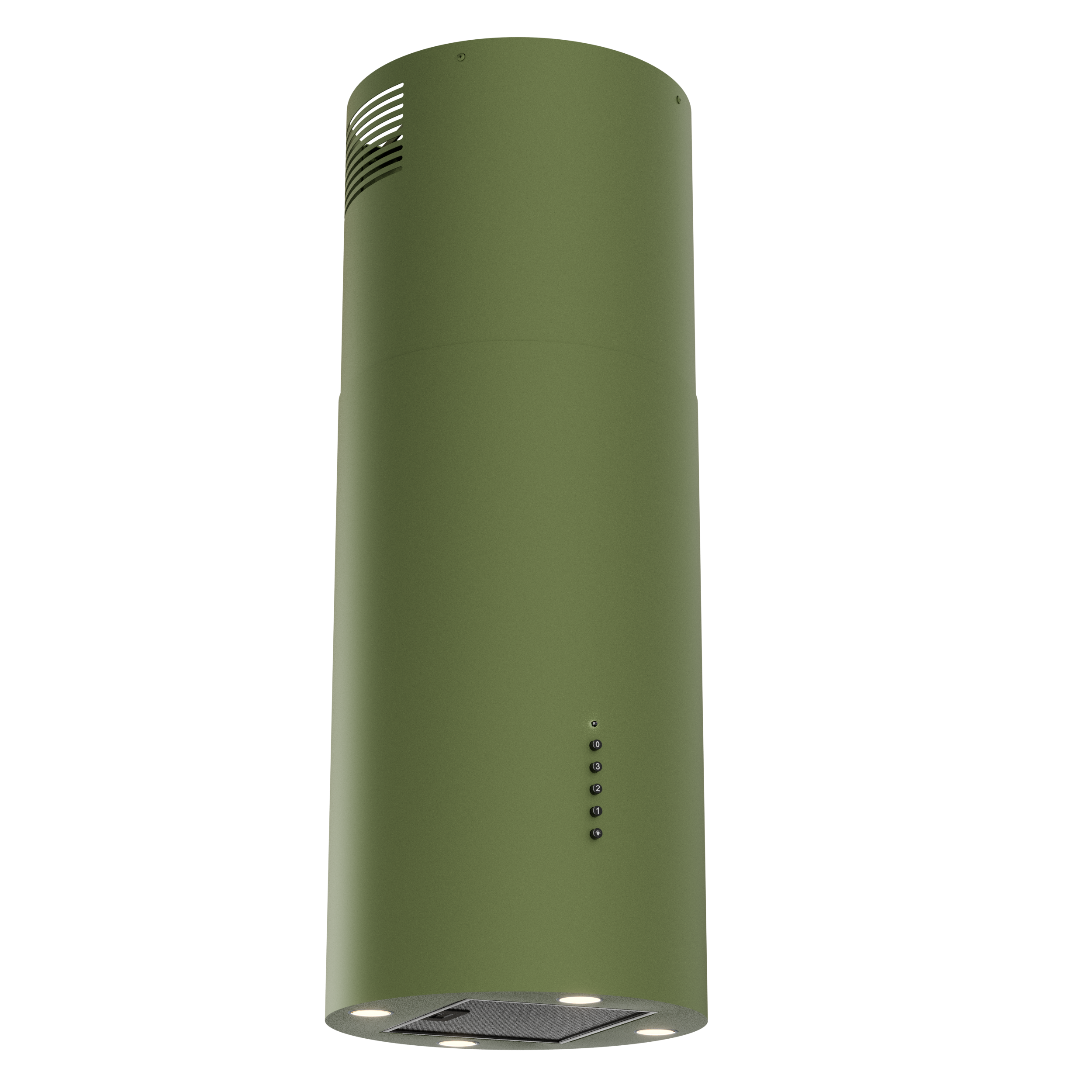 Okap wyspowy WK-4 Isla Balmera slim wys. 87 cm khaki Akpo