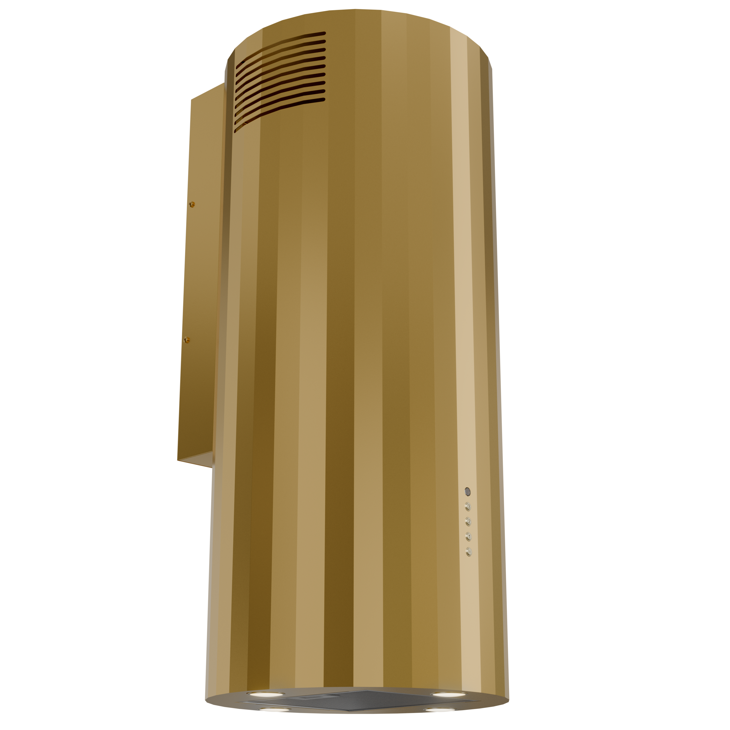 Okap kominowy Velaria WK-12 T800 wys. 80 cm złoty Akpo