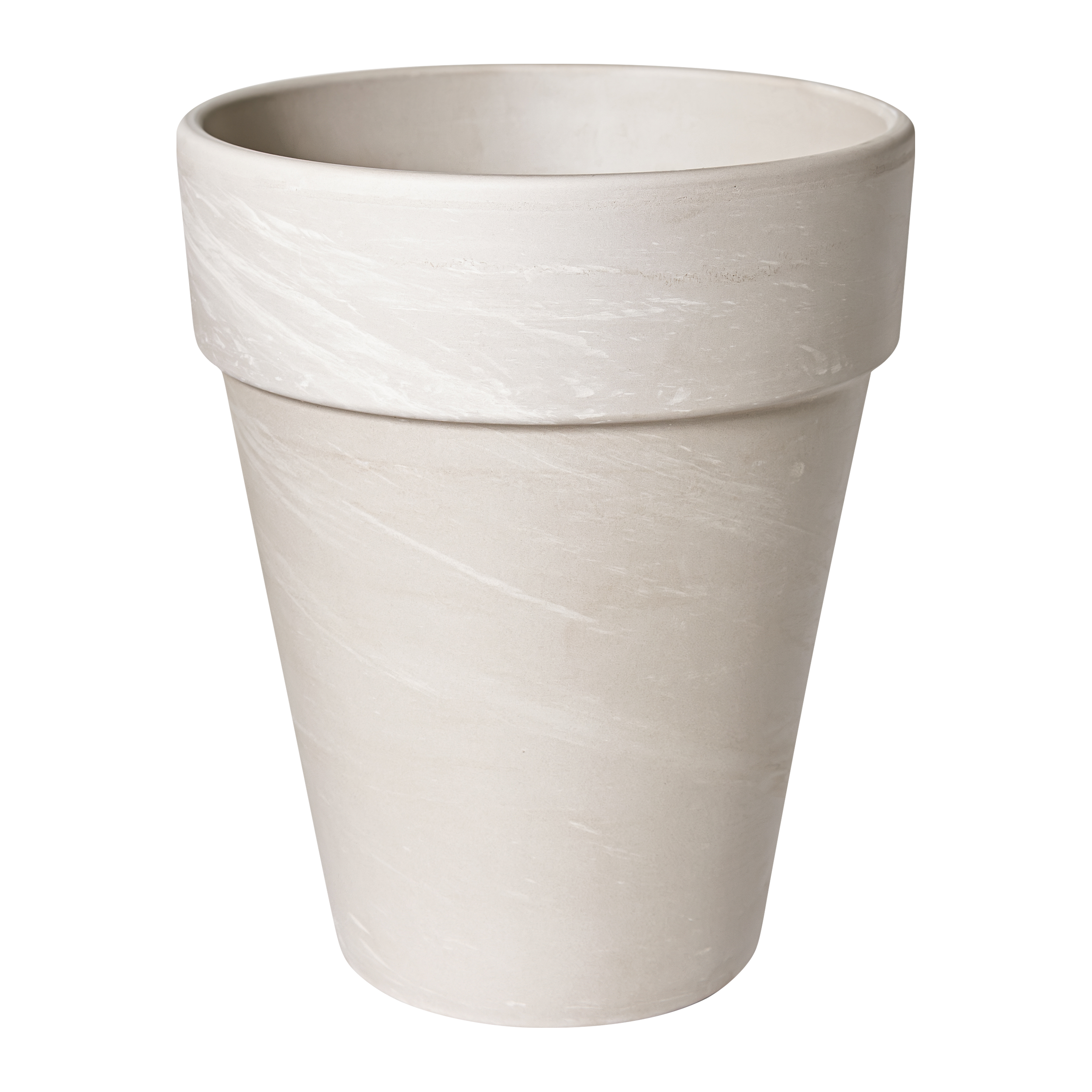 Donica duża gliniana śr.32 cm kremowa Cermax