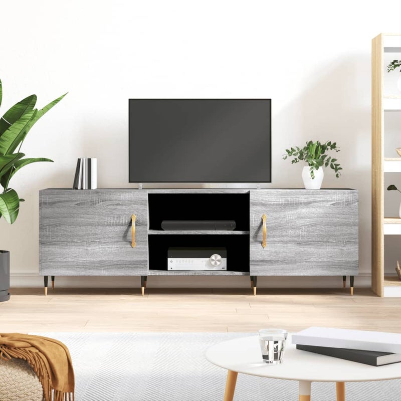 Szafka pod telewizor, szary dąb sonoma, 150x30x50 cm vidaXL
