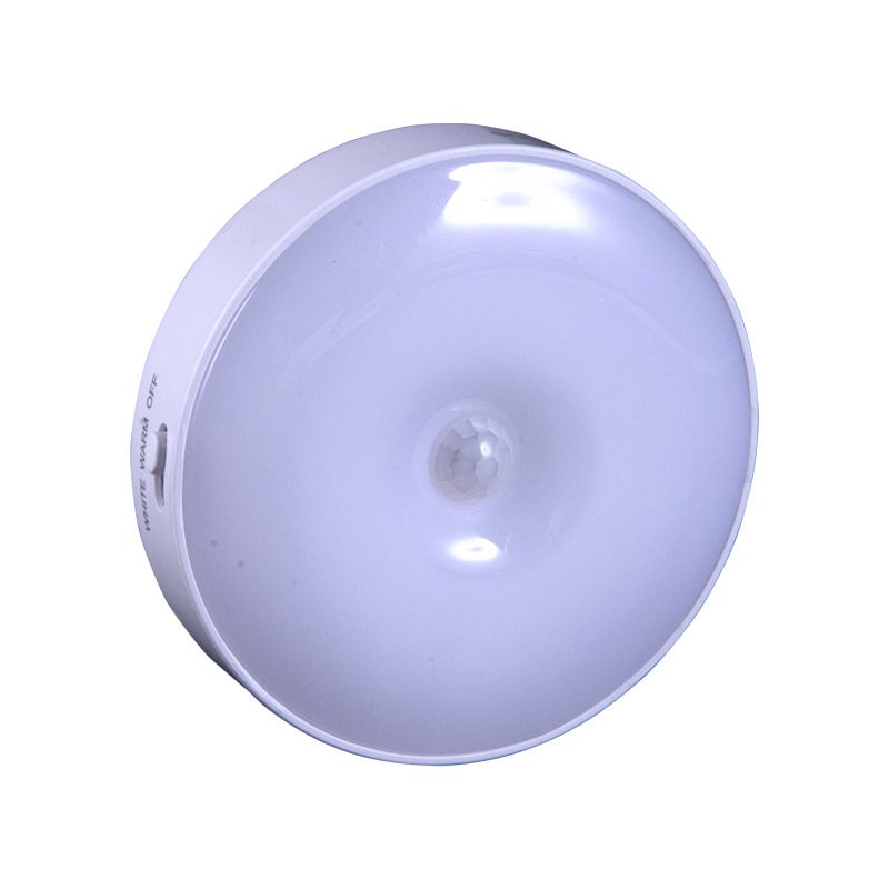 Lampka nocna LED, zestaw 3 lampek LED z czujnikiem ruchu, ładowana przez USB, automatyczna lampka nocna ścienna z czujnikiem światła do kuchni, koryta