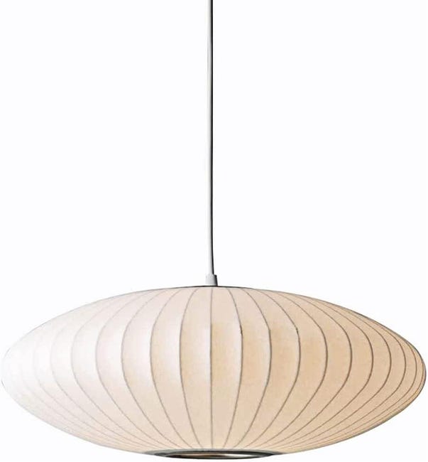 Lampa wisząca z tkaniny do jadalni i salonu, w stylu chińskiej latarni, 30 cm
