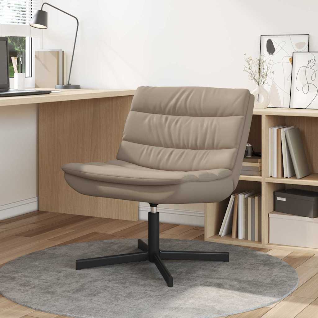 Fotel obrotowy Cappuccino 63 x 75 x 76 cm PU vidaXL