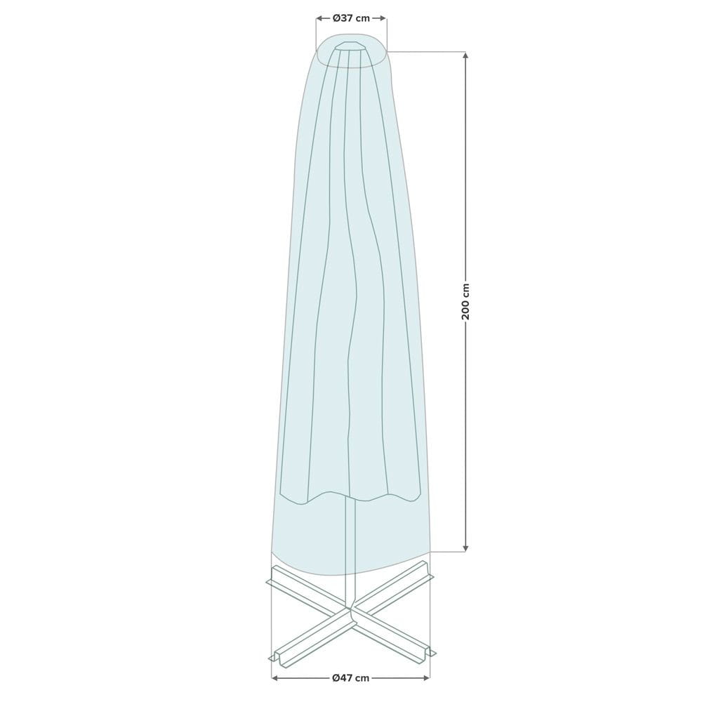 Pokrowiec na parasol ogrodowy 37/47x200 cm