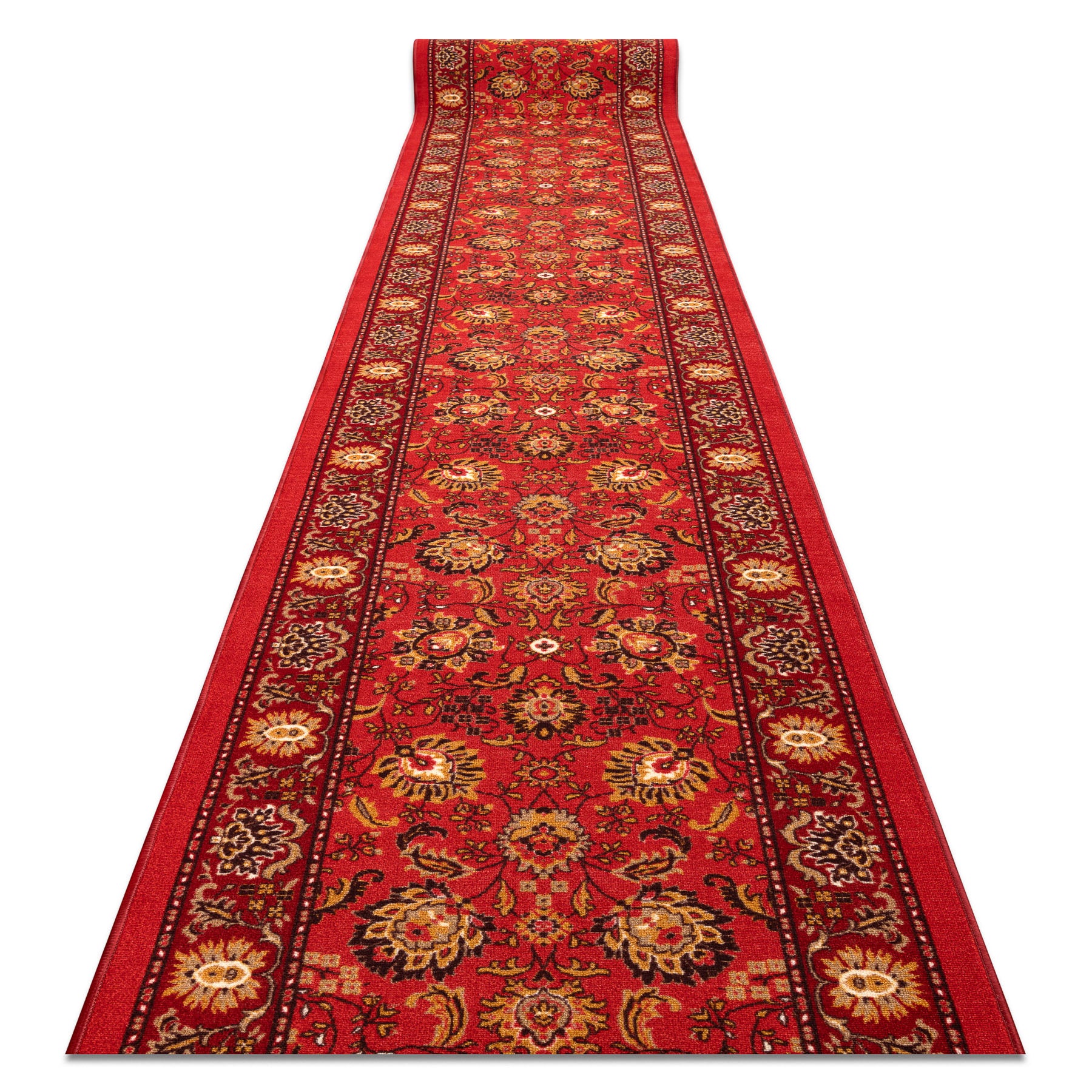 CHODNIK PODGUMOWANY TRADYCJA czerwony 67cm 67x630 cm