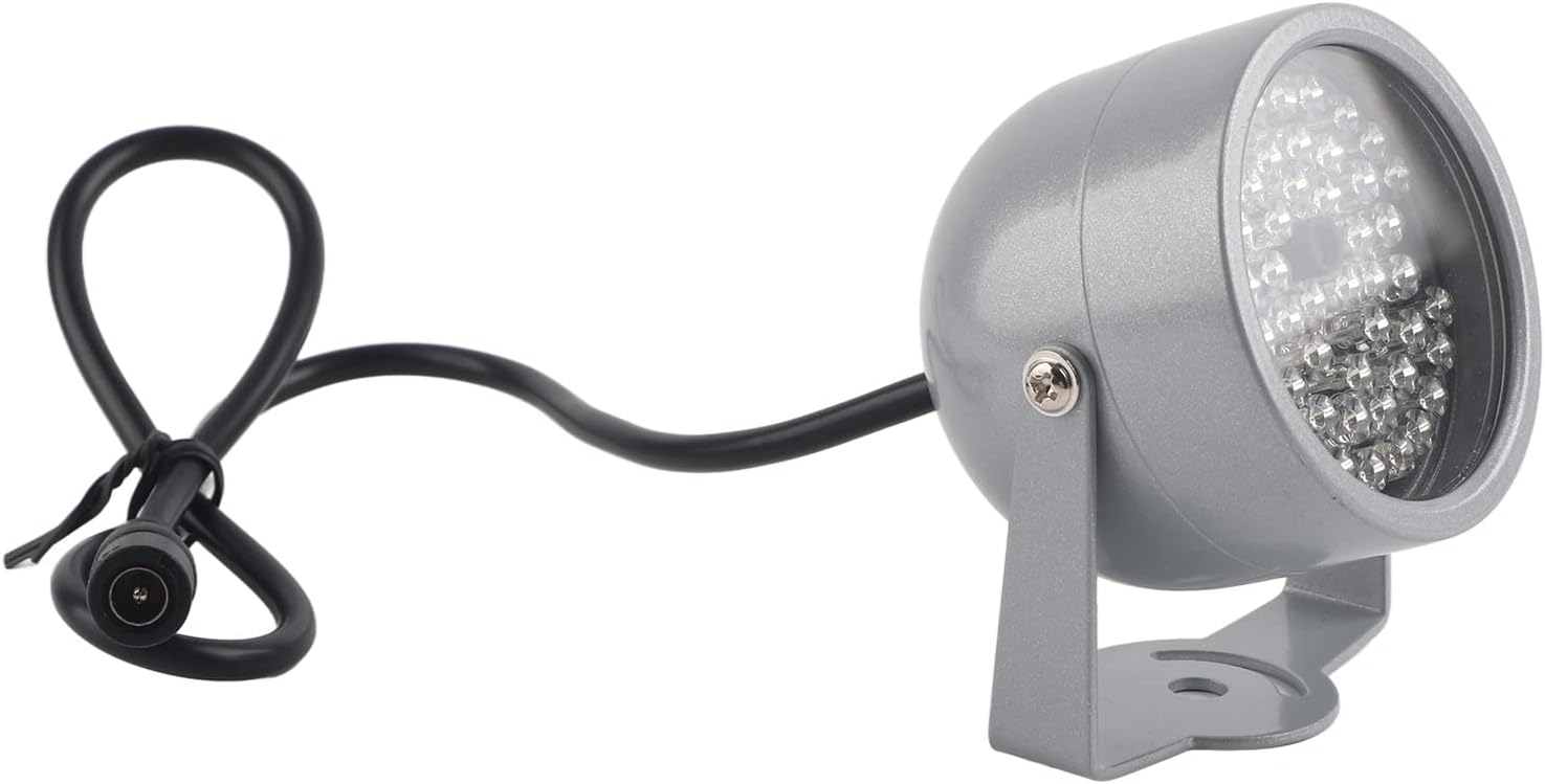 Iluminator IR, 48 diod LED, reflektor bezpieczeństwa na podczerwień, światło noktowizyjne, wodoodporna kamera CCTV do parkowania w domu w nocy