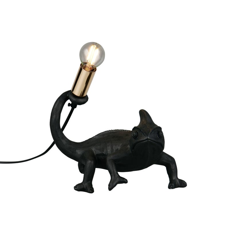 Lampa stołowa CRAWLY 1xE14x10W tworzywo sztuczne czarna wym:22x24,5x14cm IP20 RL