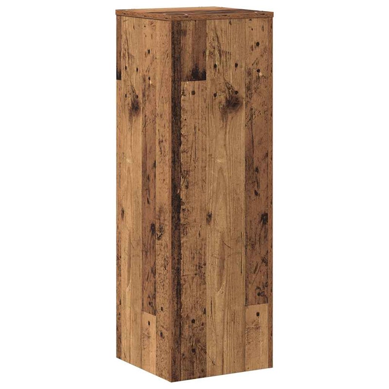 Stojak na Rośliny 100 cm Stare Drewno 33x33x100 cm do Salonu