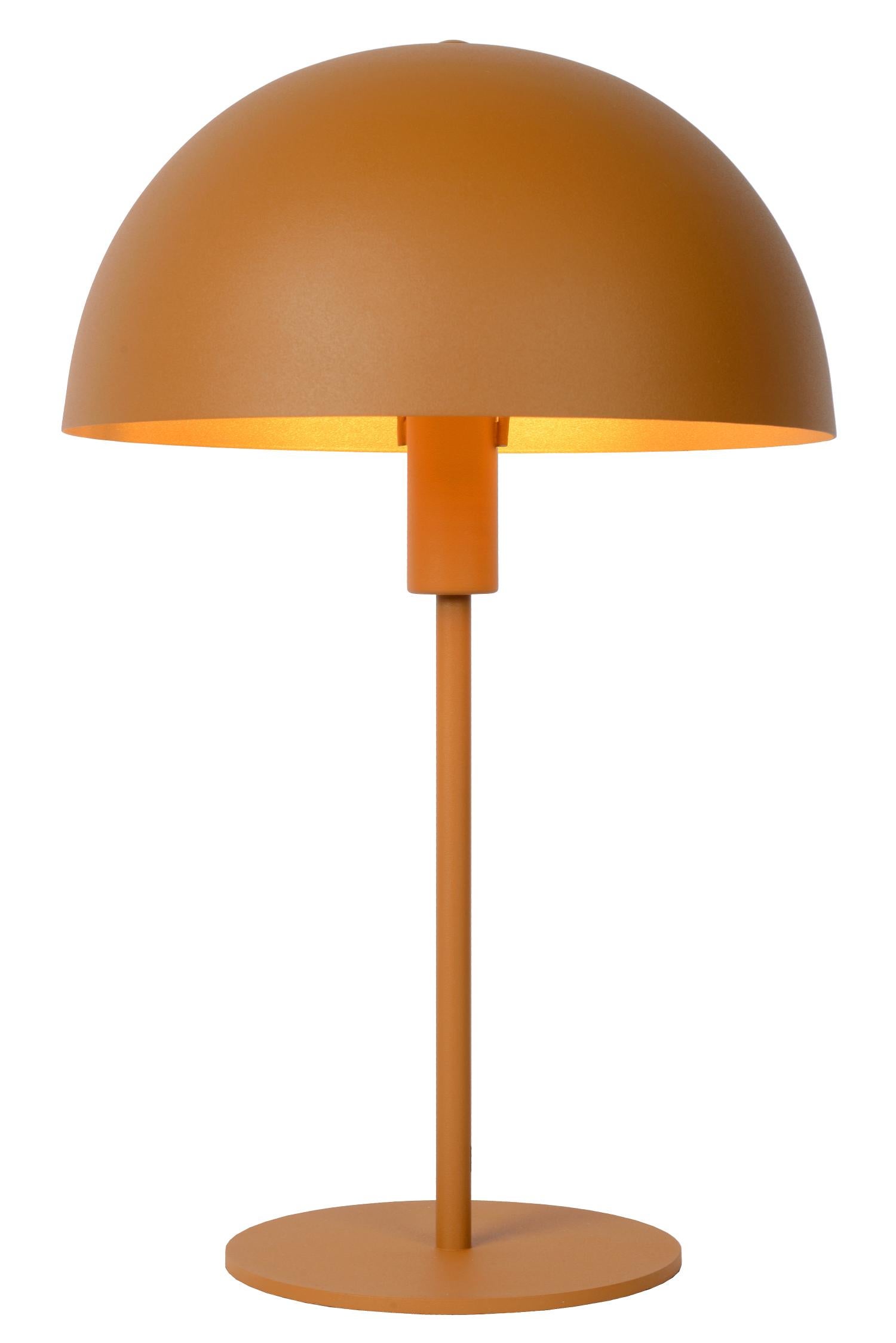 Lampa stołowa Siemon żółta 1xE14x25W Lucide