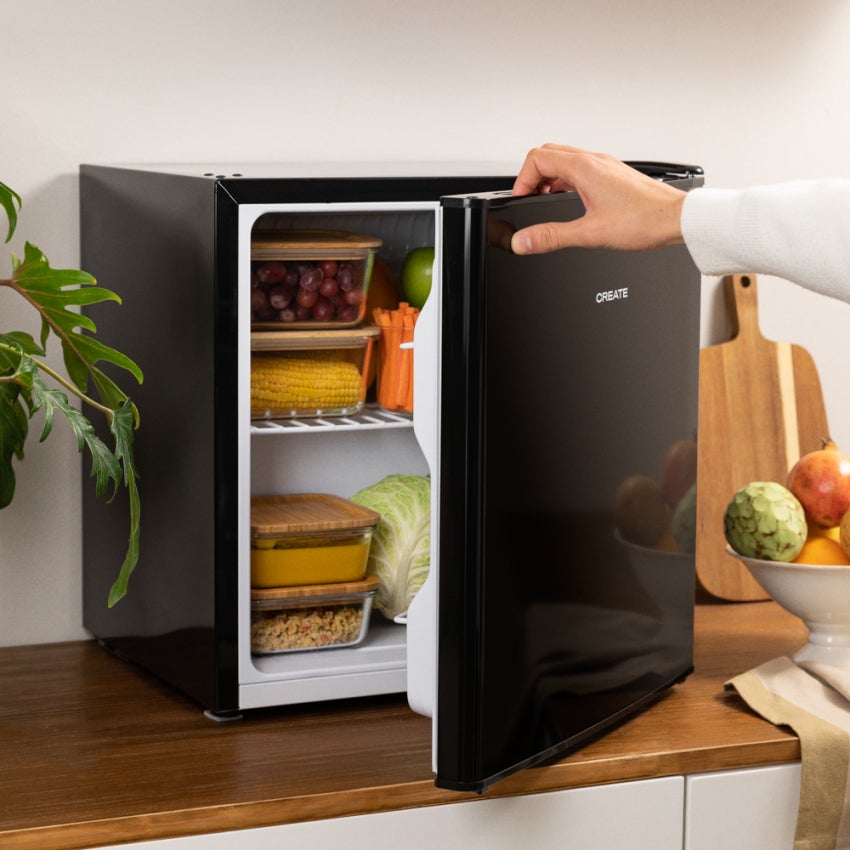 CREATE - FRIDGE MINIBAR 43L - Dwustronna lodówka drzwiowa - Noir