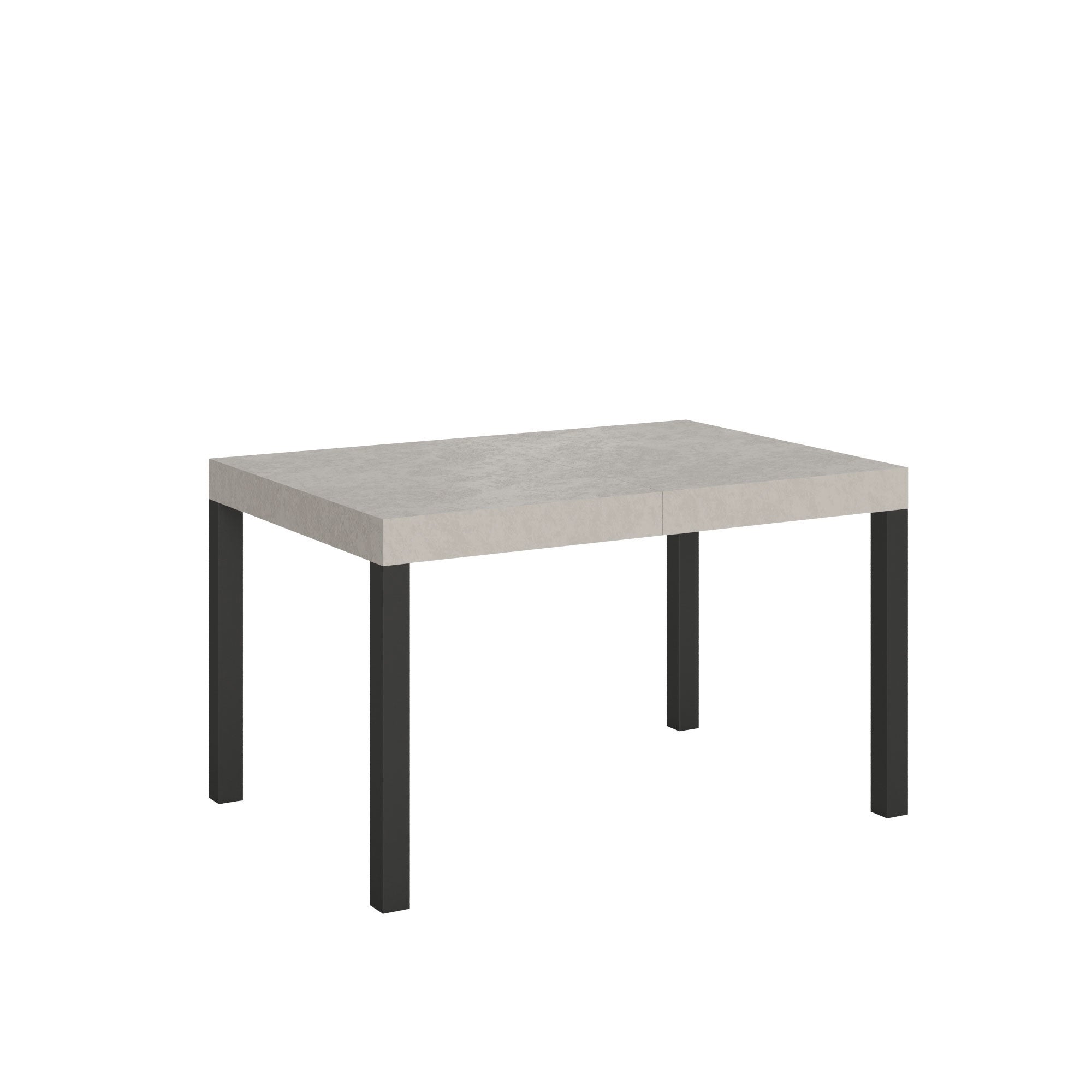 Stół rozkładany Everyday Cashmere 120/380x90 cm z nogami w kolorze antracytowym