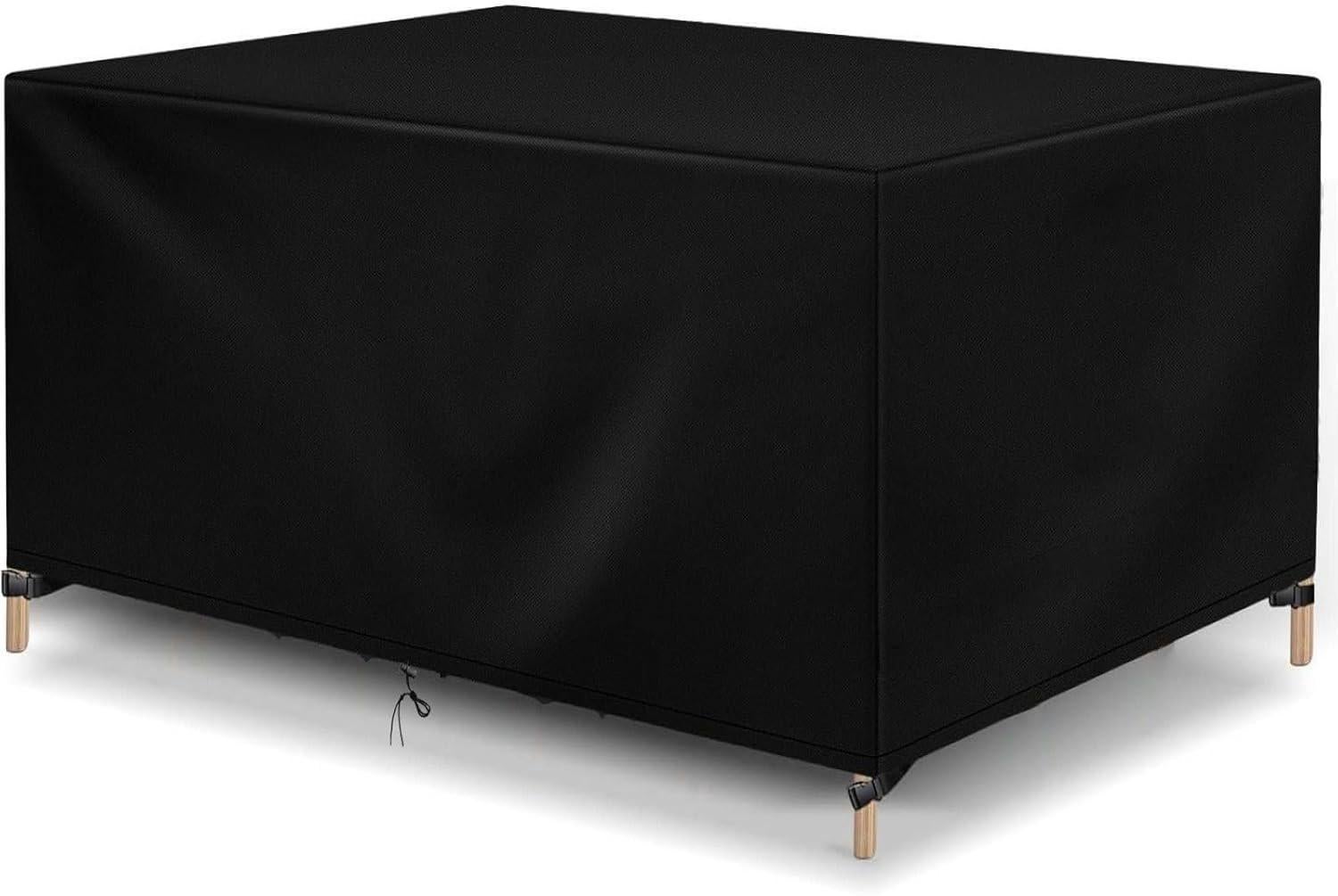 Pokrowiec ochronny Oxford 420D na meble ogrodowe, wiatroszczelny, pyłoszczelny, odporny na promieniowanie UV, trwały, wodoodporny,– 150 x 150 x 75 cm