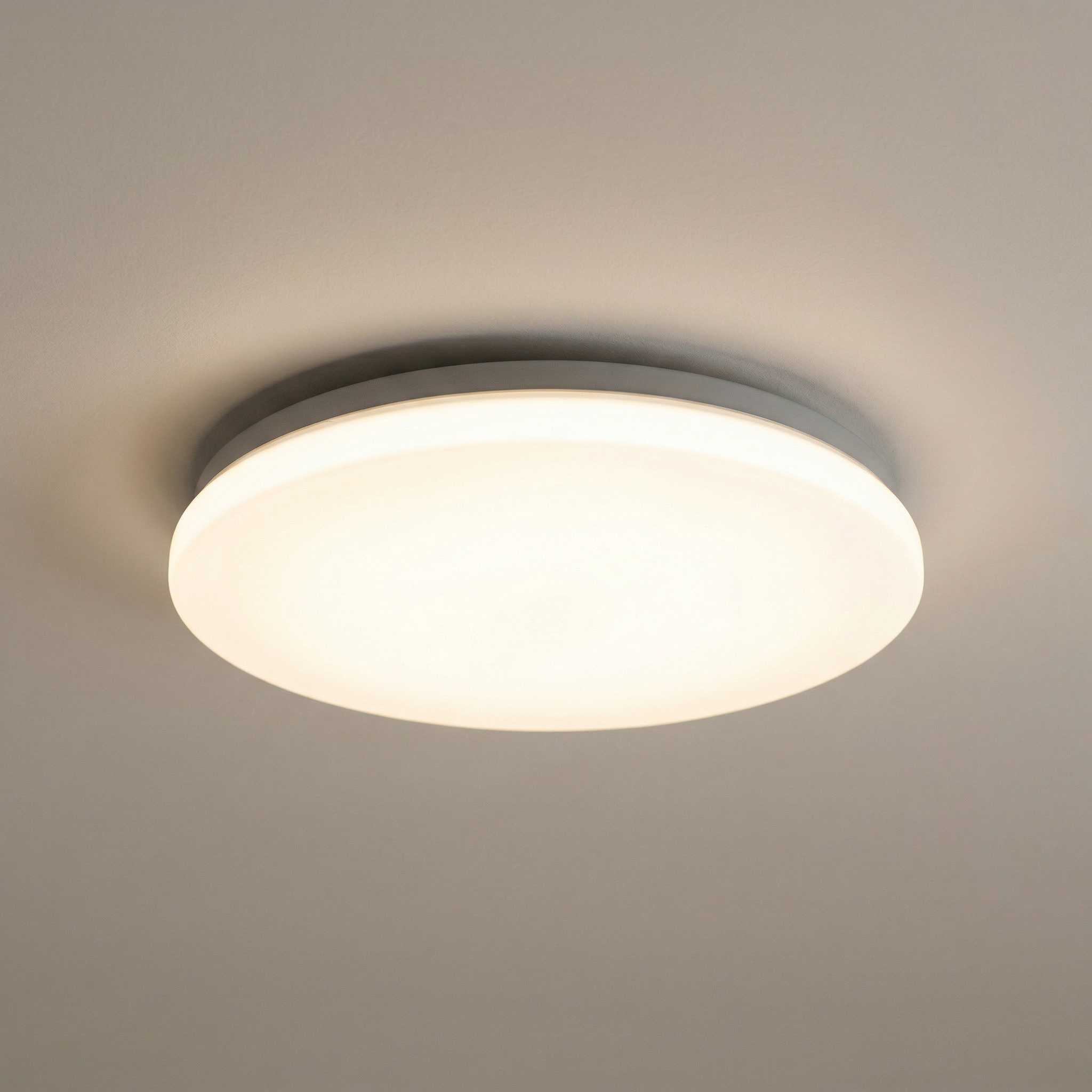 Lampa sufitowa zewnętrzna LOWAR LED 24W Neutralna biel 1450lm biała wym:6x35x35cm IP44 Rabalux
