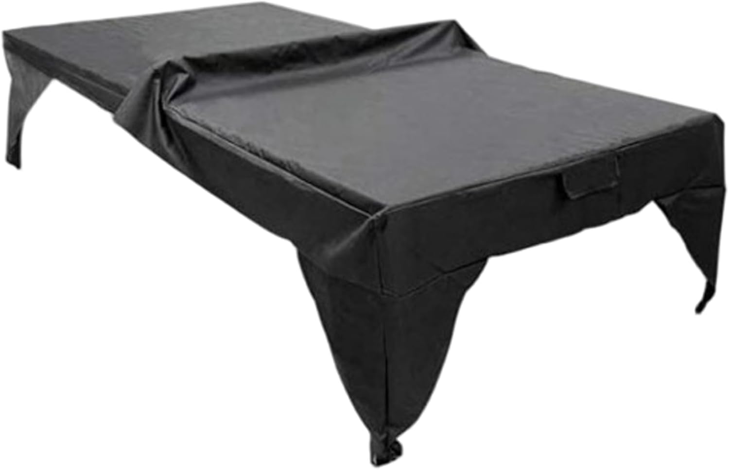 Czarny obrus do tenisa stołowego 280x153x73 cm, obrus na patio, wodoodporny, pyłoszczelny i chroniący przed słońcem, odpowiedni do uprawiania sportu i