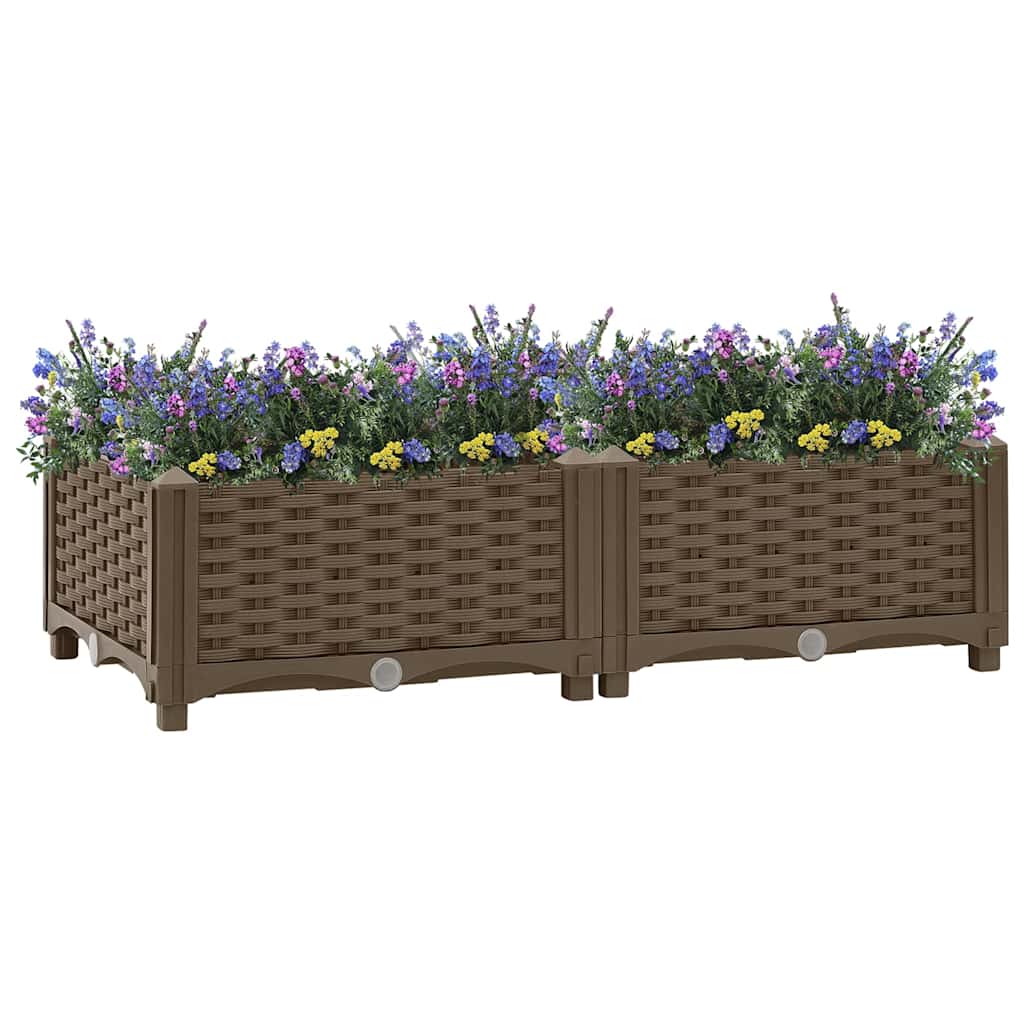 Donica do podniesionej rabaty, 80x40x23 cm, polipropylen vidaXL