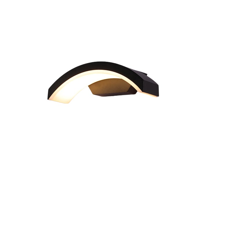 12W zewnętrzna lampa ścienna LED wykonana z aluminium, idealna do salonów, tarasów i korytarzy.