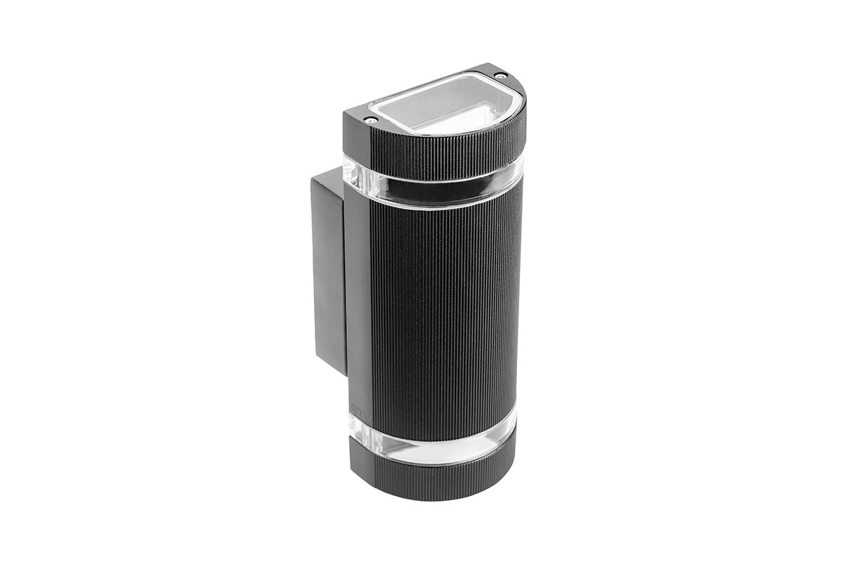 Oprawa natynkowa SILVA, 2x GU10 max 50W, dwukierunkowa, czarna, IP54, do wnętrz i na zewnątrz – GTV LIGHTING