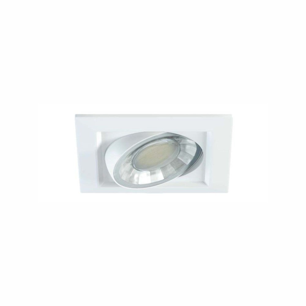 8W IP44 4000K Ściemnialny regulowany kwadratowy reflektor wpuszczany LED