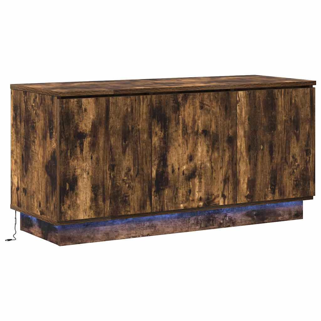 Szafka pod telewizor 100 x 38 x 49 cm Dąb wędzony
