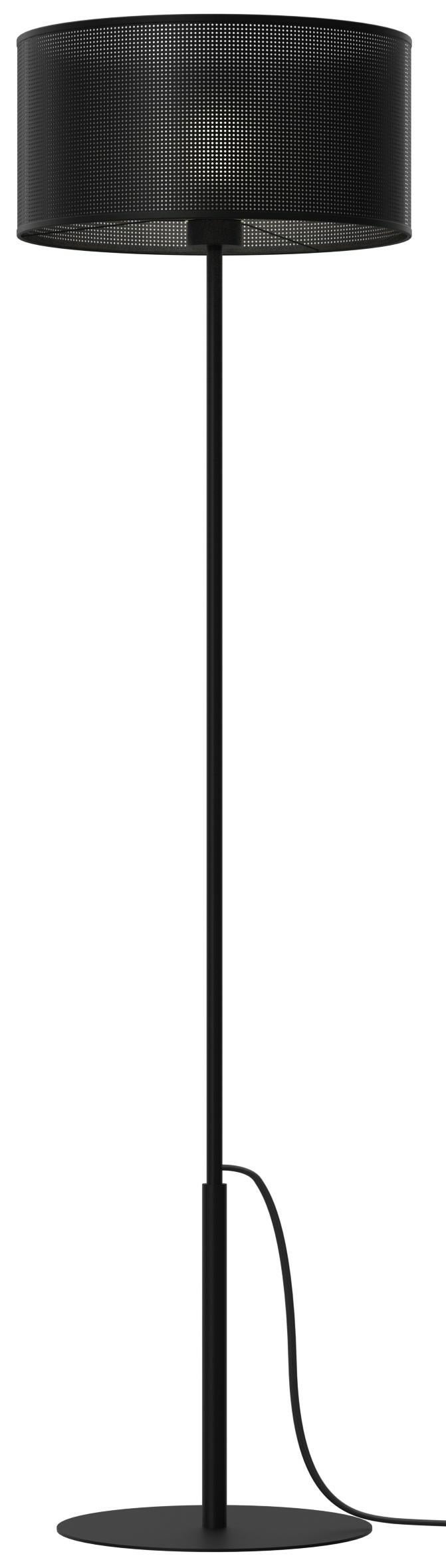 Lampa podłogowa loftowa Loft shade czarna matowa 1xE27x15W metal wym:150x40x40cm IP20 Luminex