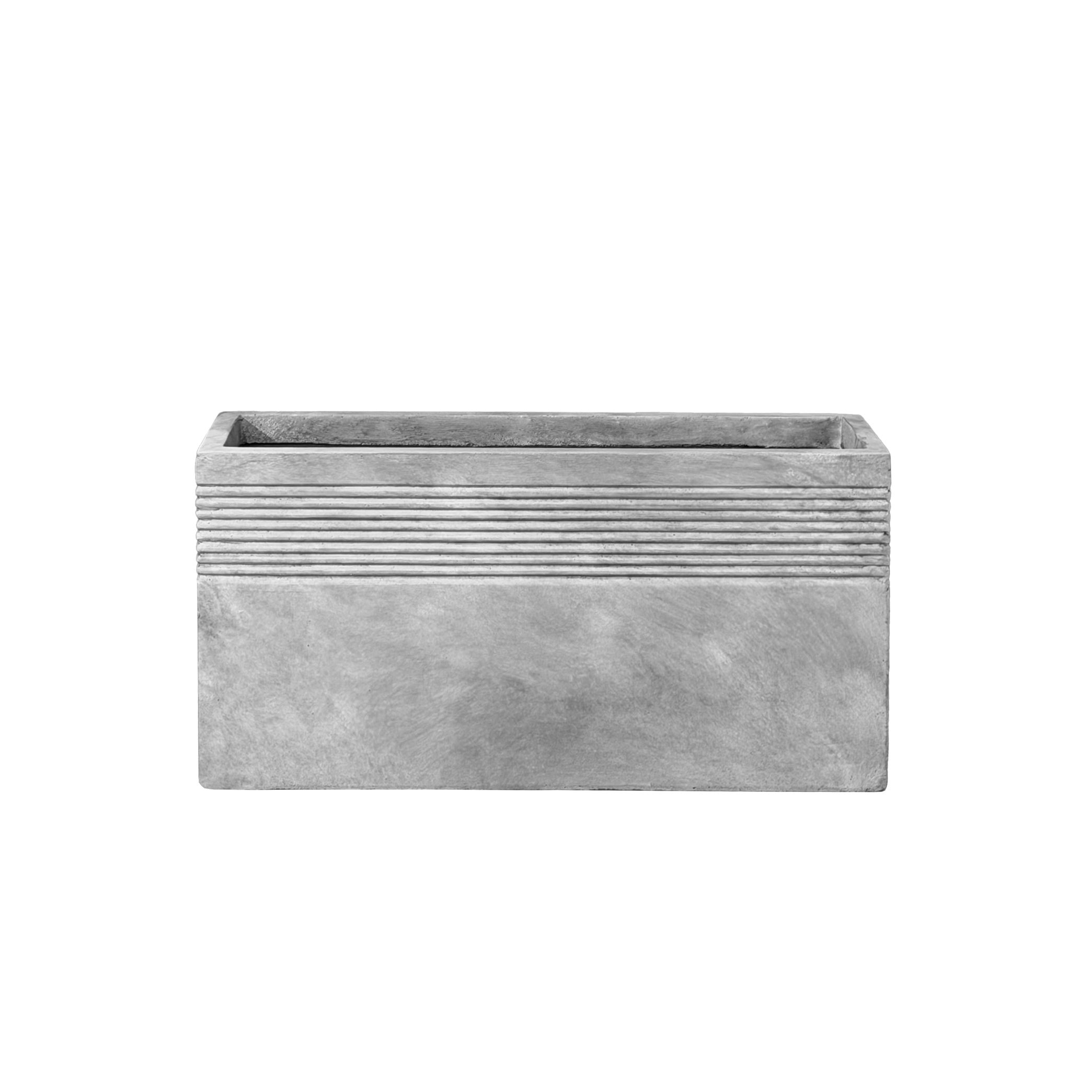 Donica betonowa Provencelia SPIRIT Jasnoszary, 80x26 x H40 cm, mrozoodporna, nowoczesna, architektoniczna