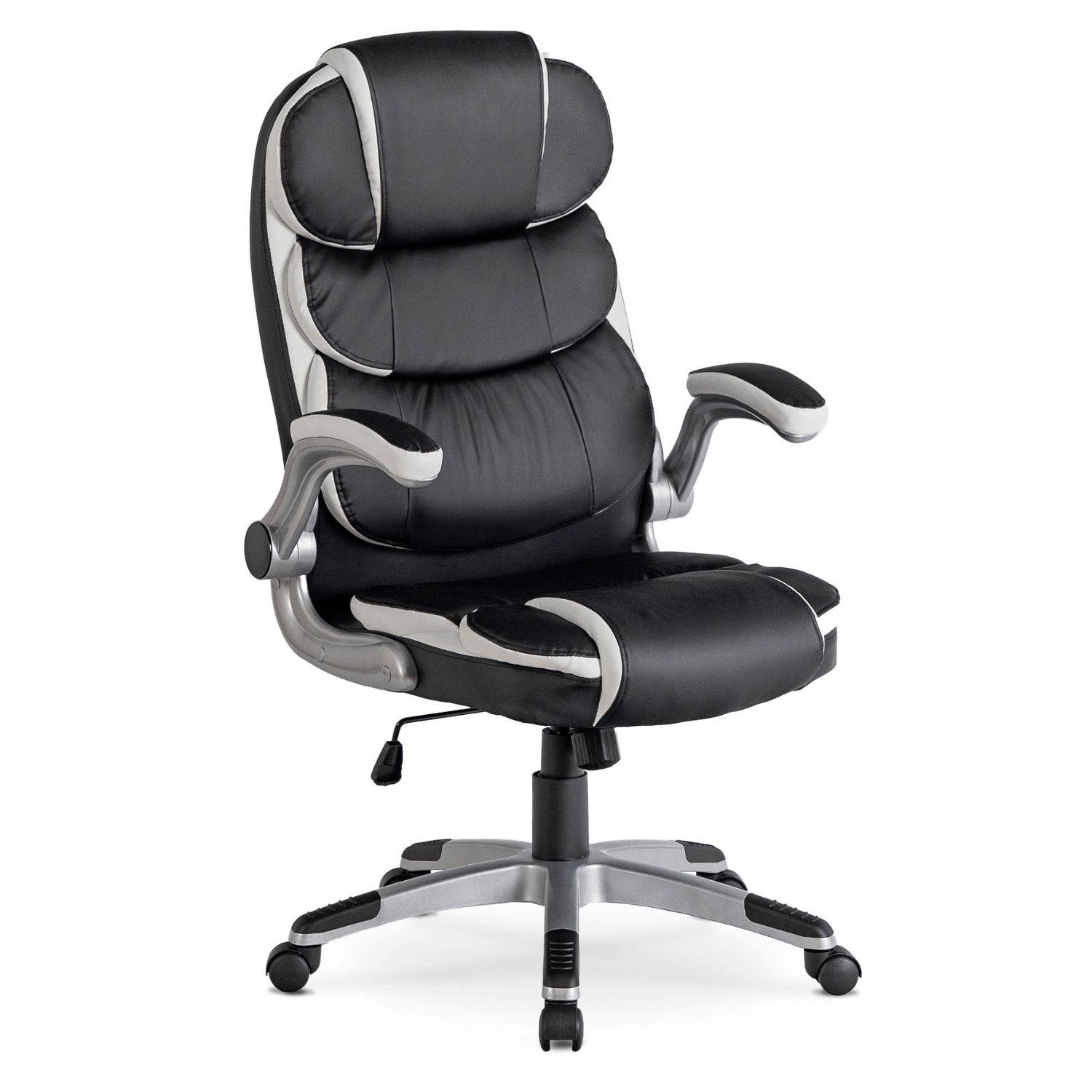 Fotel Biurowy Obrotowy Krzesło Do Biurka Ergonomiczny Czarny LIVERPOOL