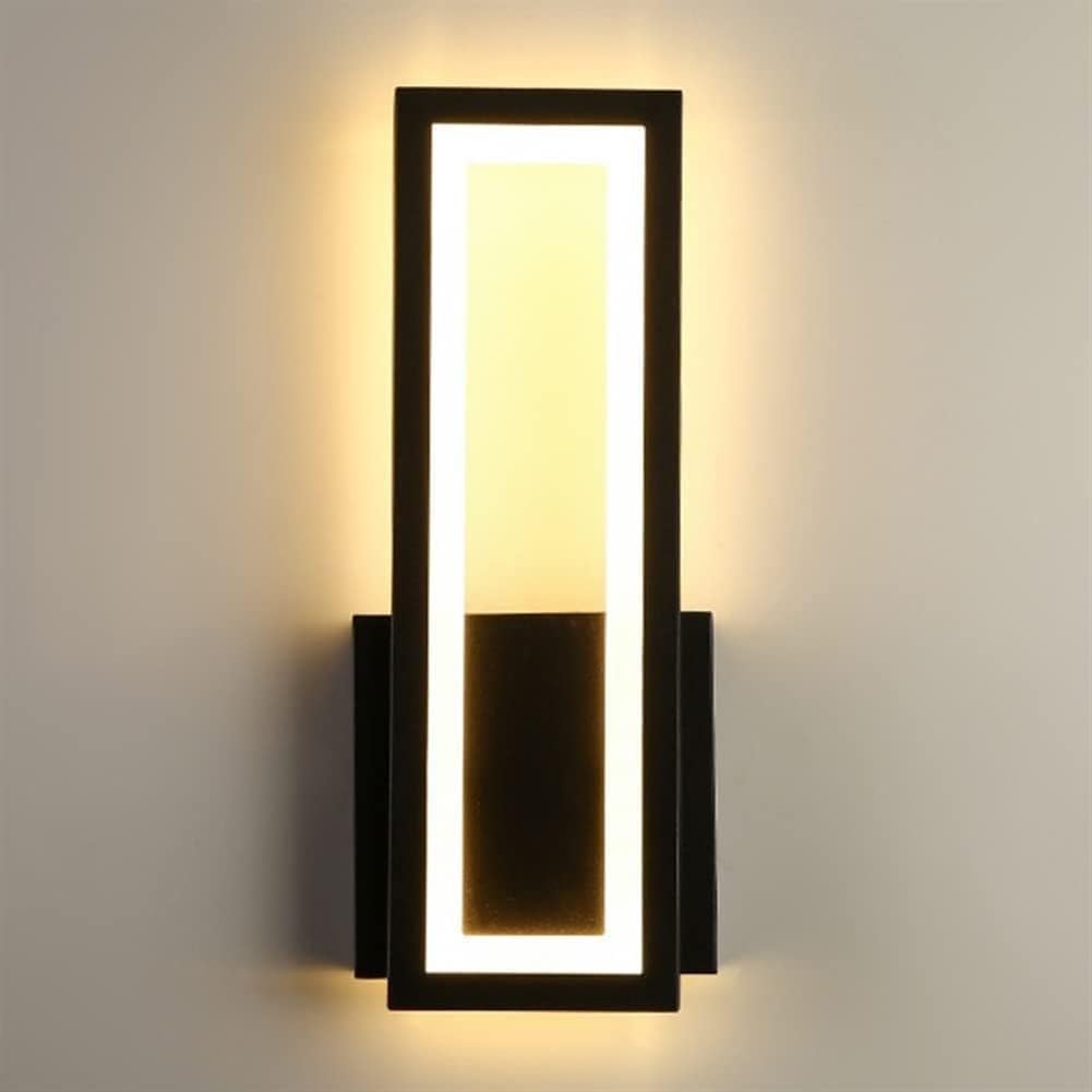 Kinkiety ścienne prostokątne Iron Led 27W do użytku wewnętrznego, do montażu na ścianie, do lamp astygmatyzmu, kompatybilne z gabinetem, żyrandole L