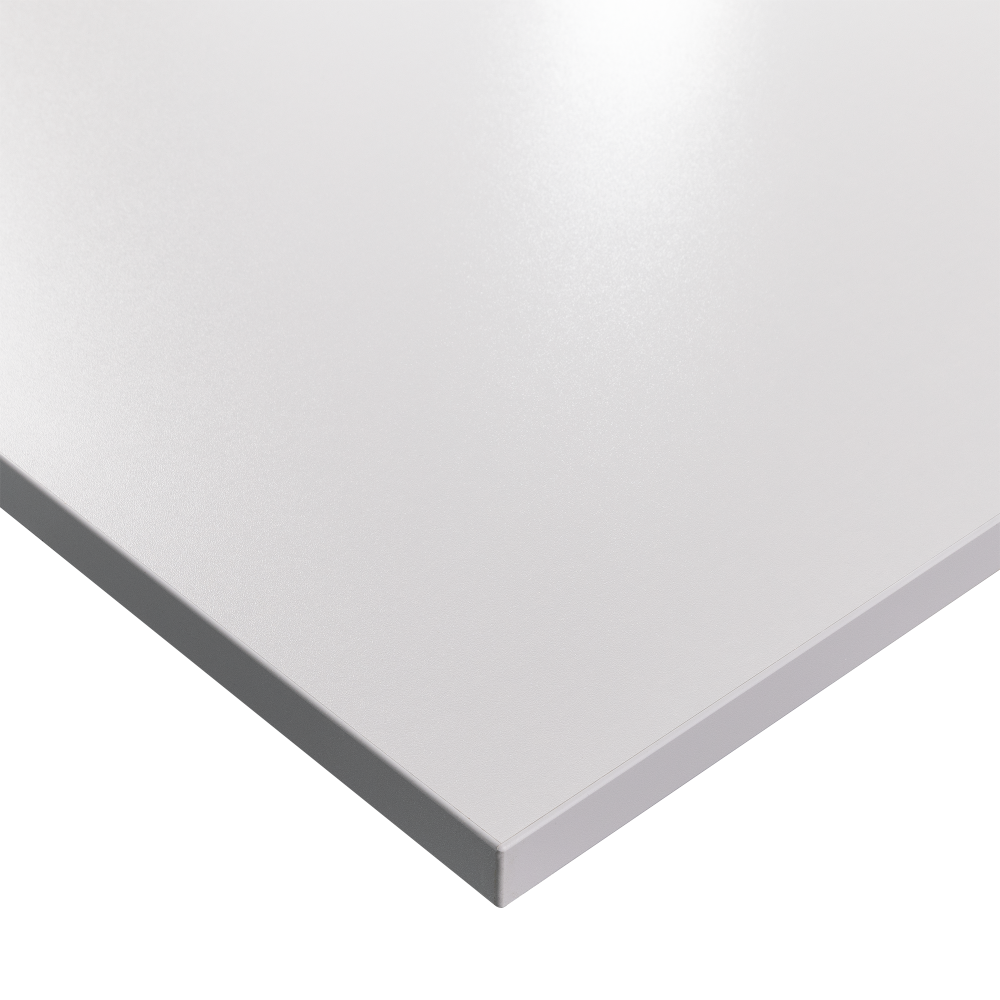 Blat laminowany szary 160 x 80 x 2,5 cm do biurka, stołu, stolika