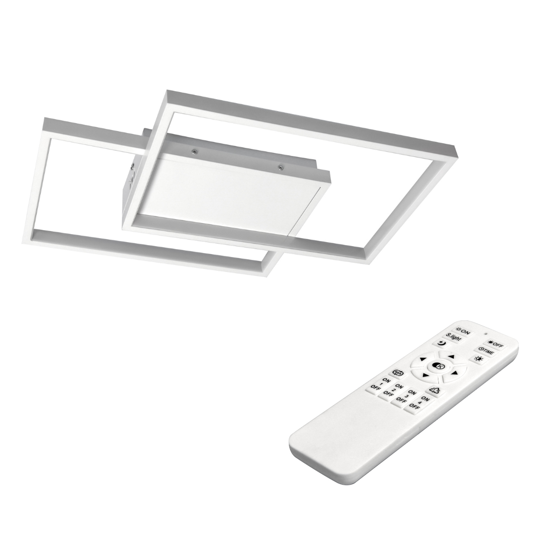Żyrandol LED Galaxis Polaris lampa sufitowa z pilotem 42x30x6 cm 45W biały MasterLED