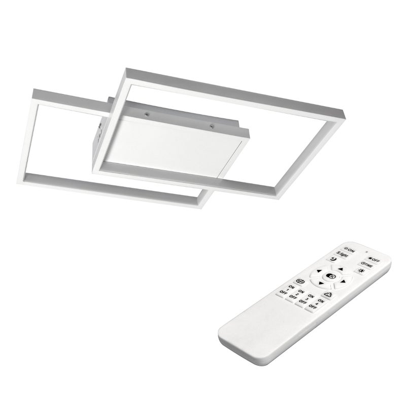 Żyrandol LED Galaxis Polaris lampa sufitowa z pilotem 42x30x6 cm 45W biały MasterLED