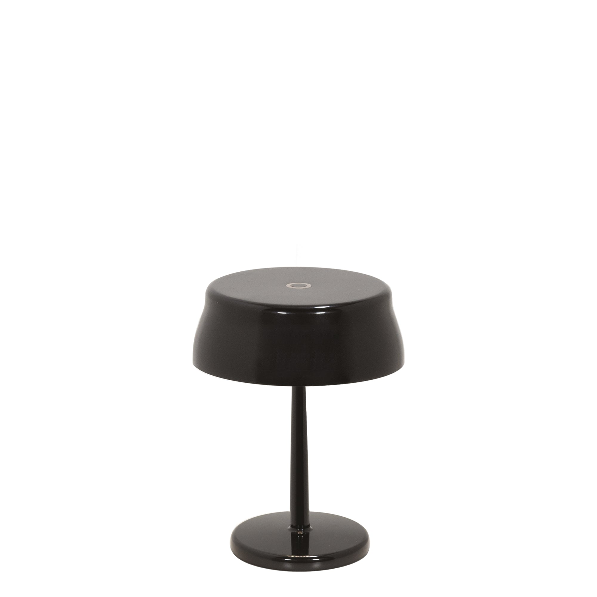 Lampa stołowa LED Zafferano SISTER LIGHT MINI Wi-Fi Smart Pearl Black z możliwością ładowania i ściemniania