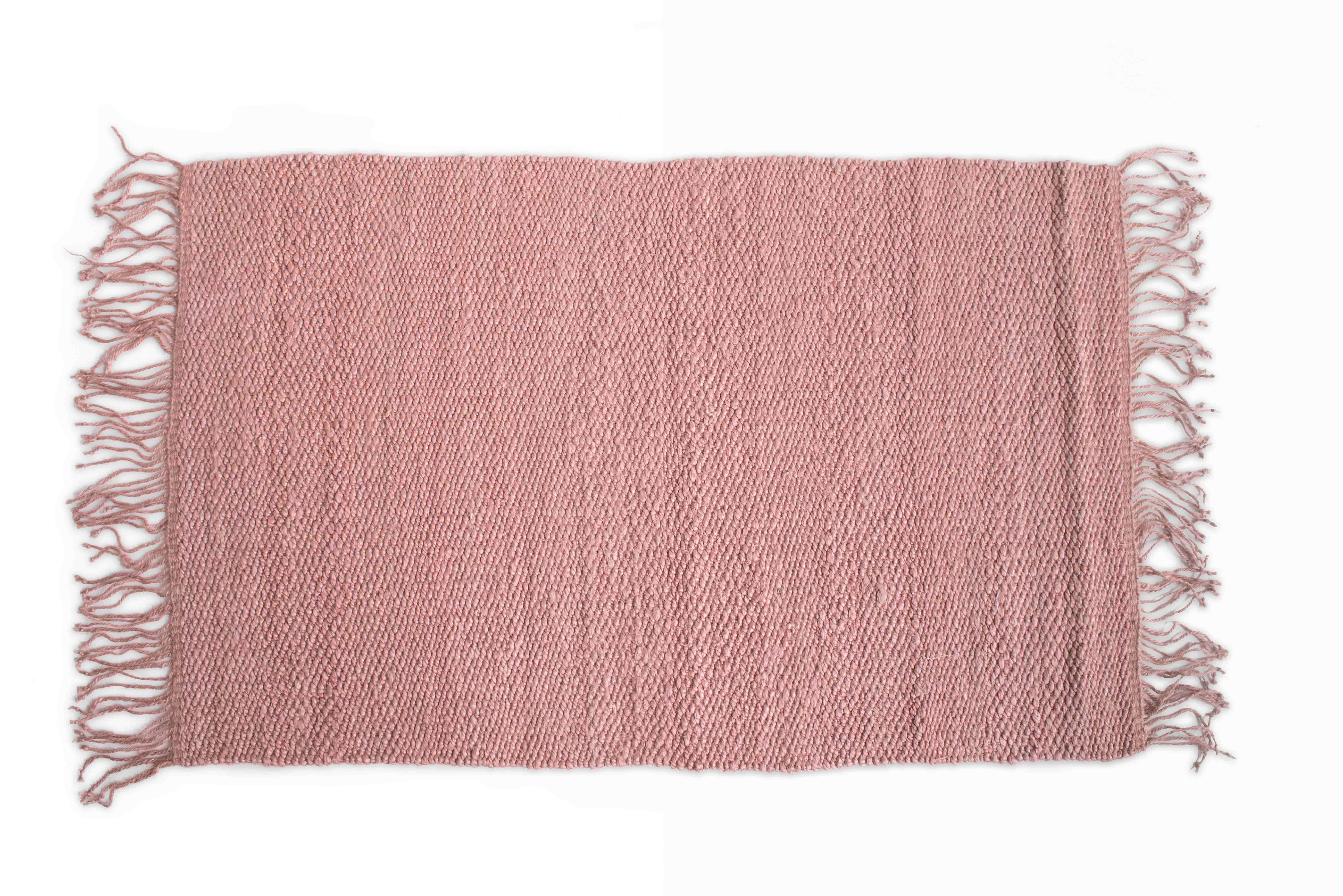 Dywan Vintage Pink z Juty 120x170 CM – Ręcznie Wykonany, Naturalne Włókna, Idealny do Pokoju Dziecięcego