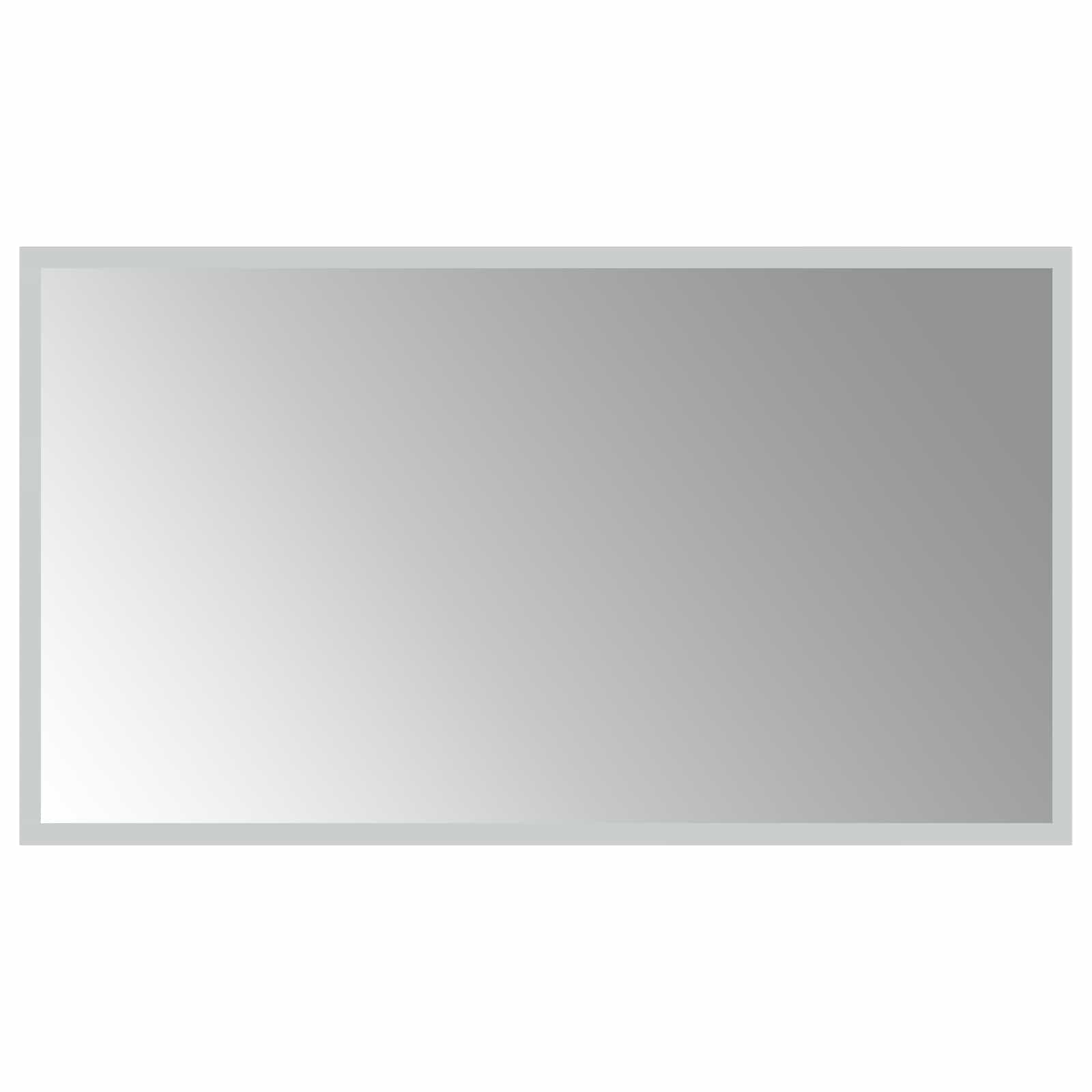 Lustro Łazienkowe Ścienne 70x40 cm z LED ze Szkła Hartowanego Przezroczyste