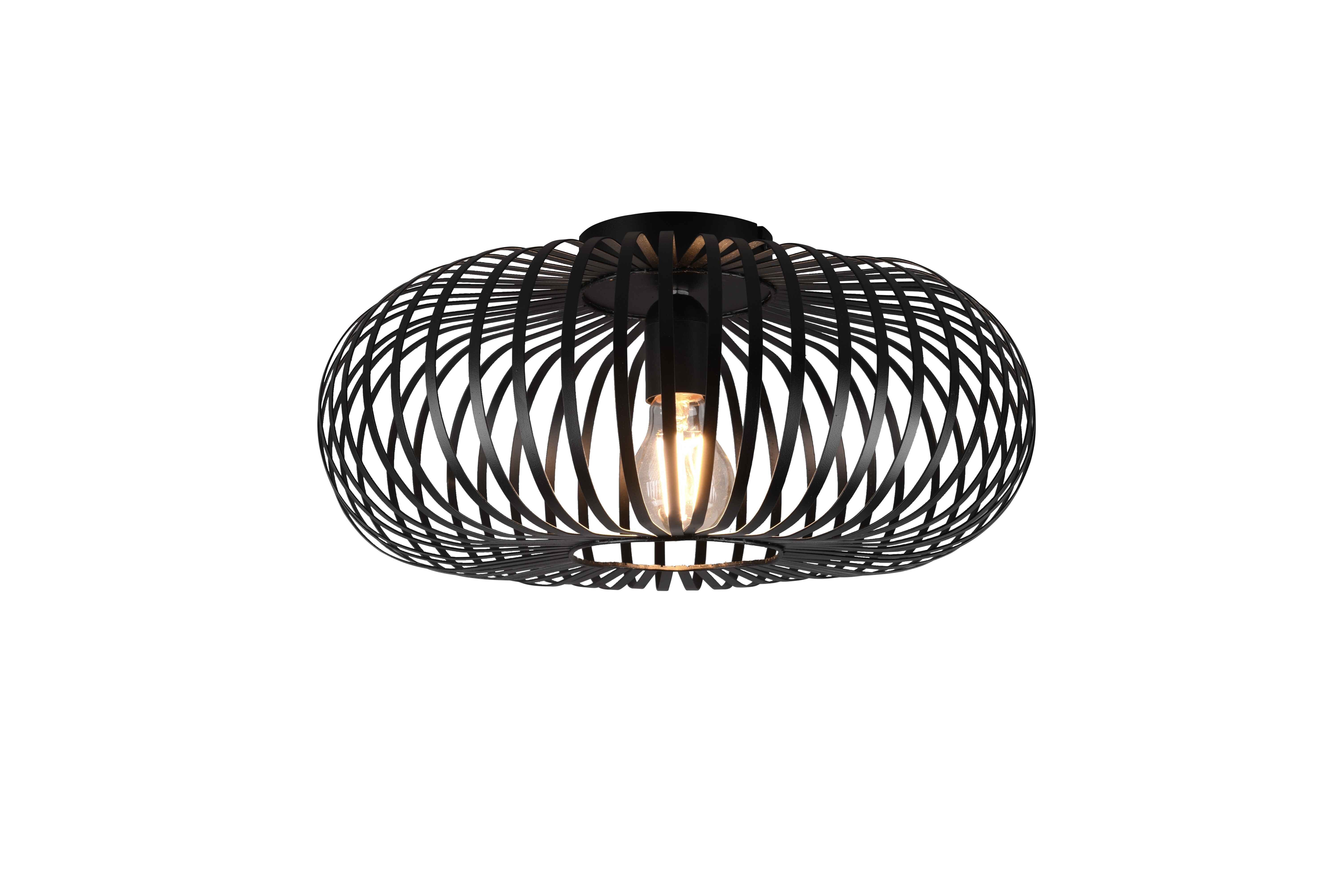 Lampa sufitowa nowoczesna JOHANN czarny Trio 606900132