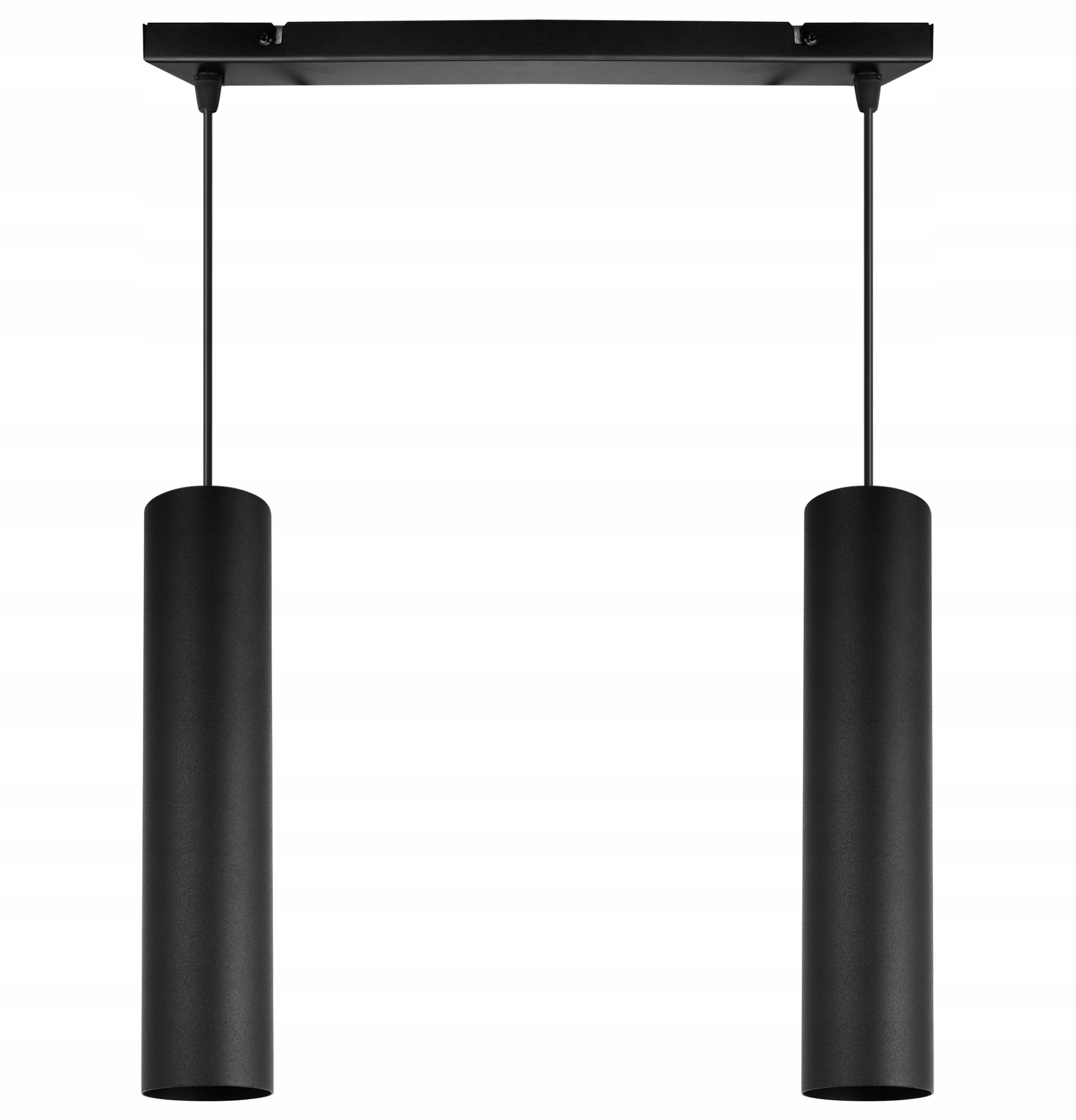 Lampa sufitowa wisząca Light Home LH Tuba 2x GU10 20W czarny