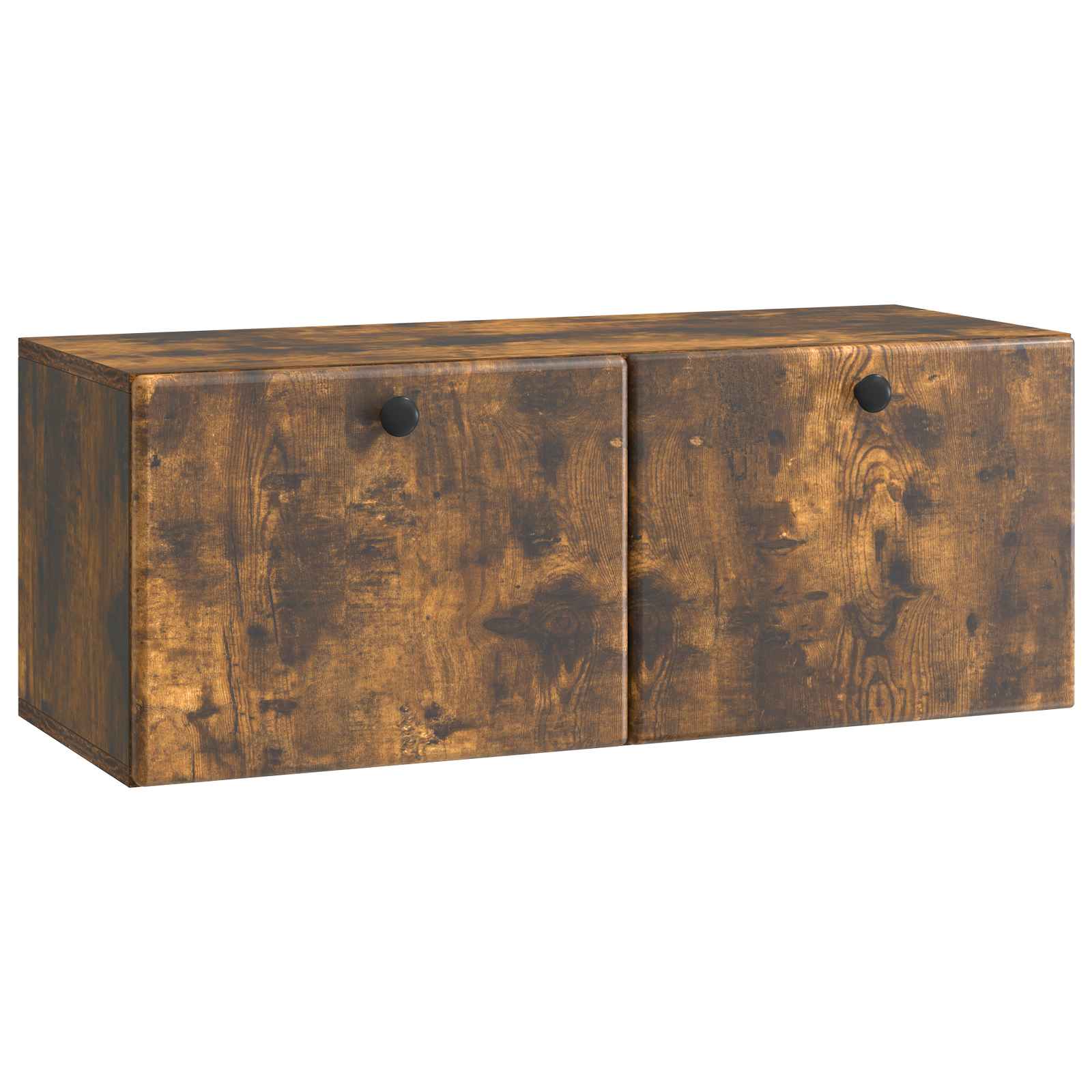 Szafka RTV montowana na ścianie 78,5 x 31 x 30 cm Dąb wędzony
