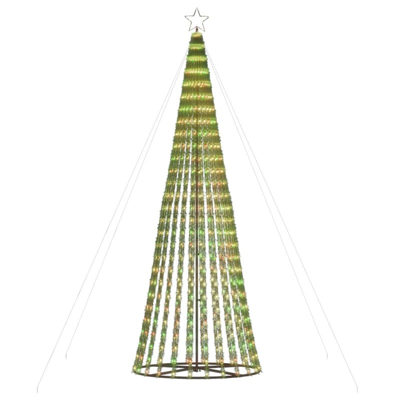 Choinka LED Kolorowe Światło 300 cm 688 LED na Zewnątrz
