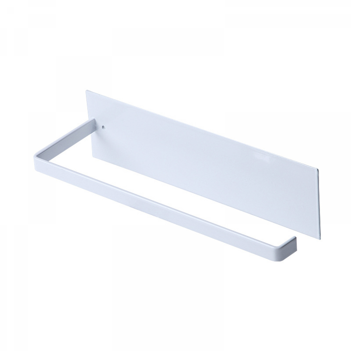 Wieszak na ręczniki ścienny, metalowy wieszak na ręczniki, samoprzylepny uchwyt na ręczniki papierowe, 22 cm nieporowaty uchwyt na ręczniki papierowe