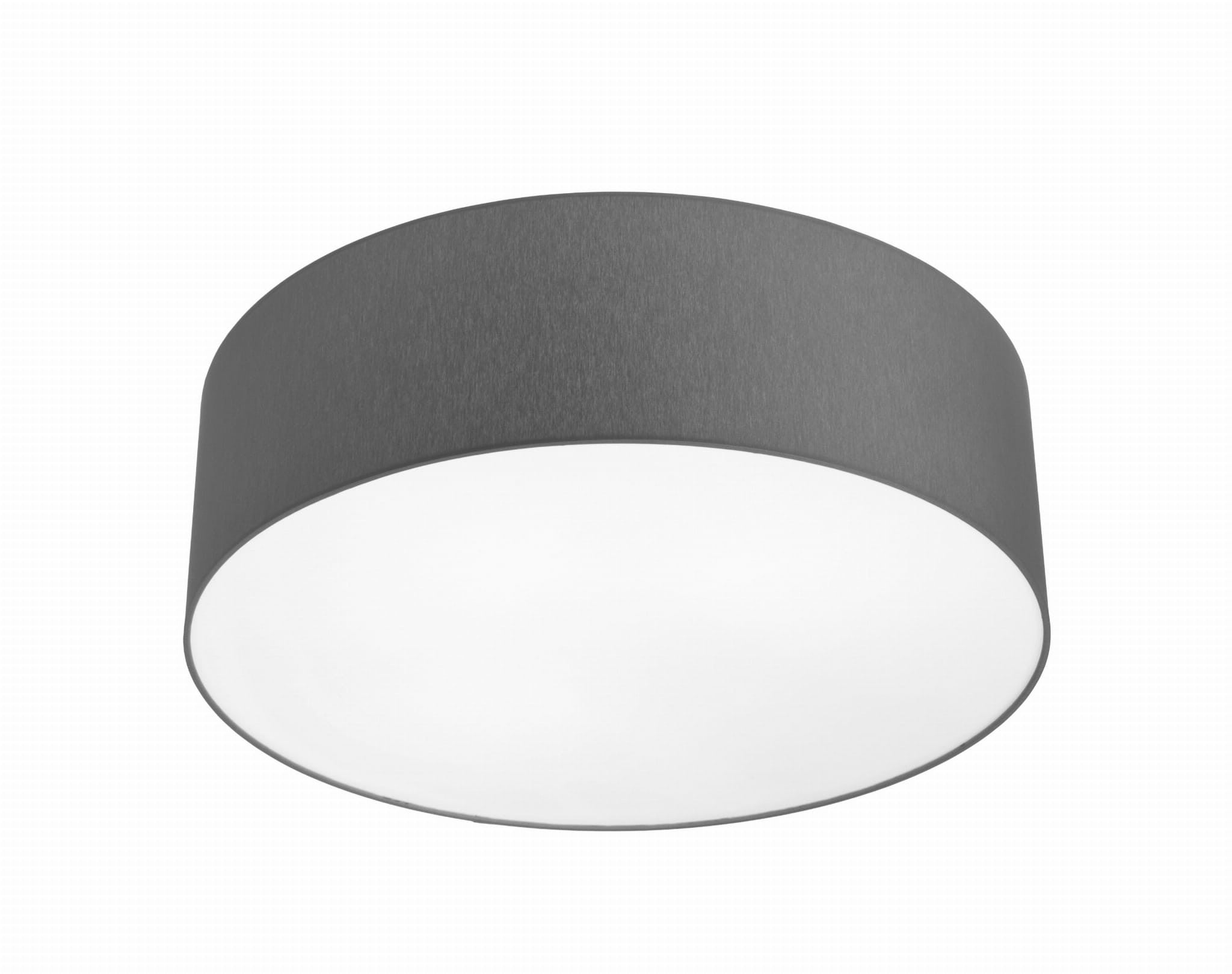 Lampa sufitowa plafon LED Nowodvorski CAMERON szara, tkanina 9682