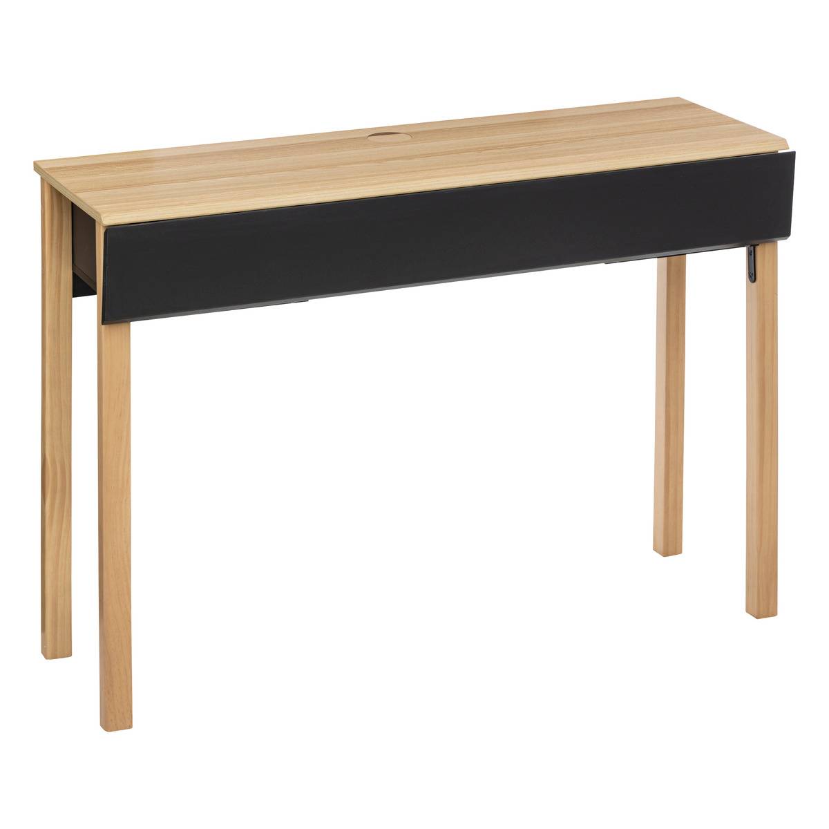 Meble do przedpokoju Extensio w kolorze dębu i szarości, 111 cm