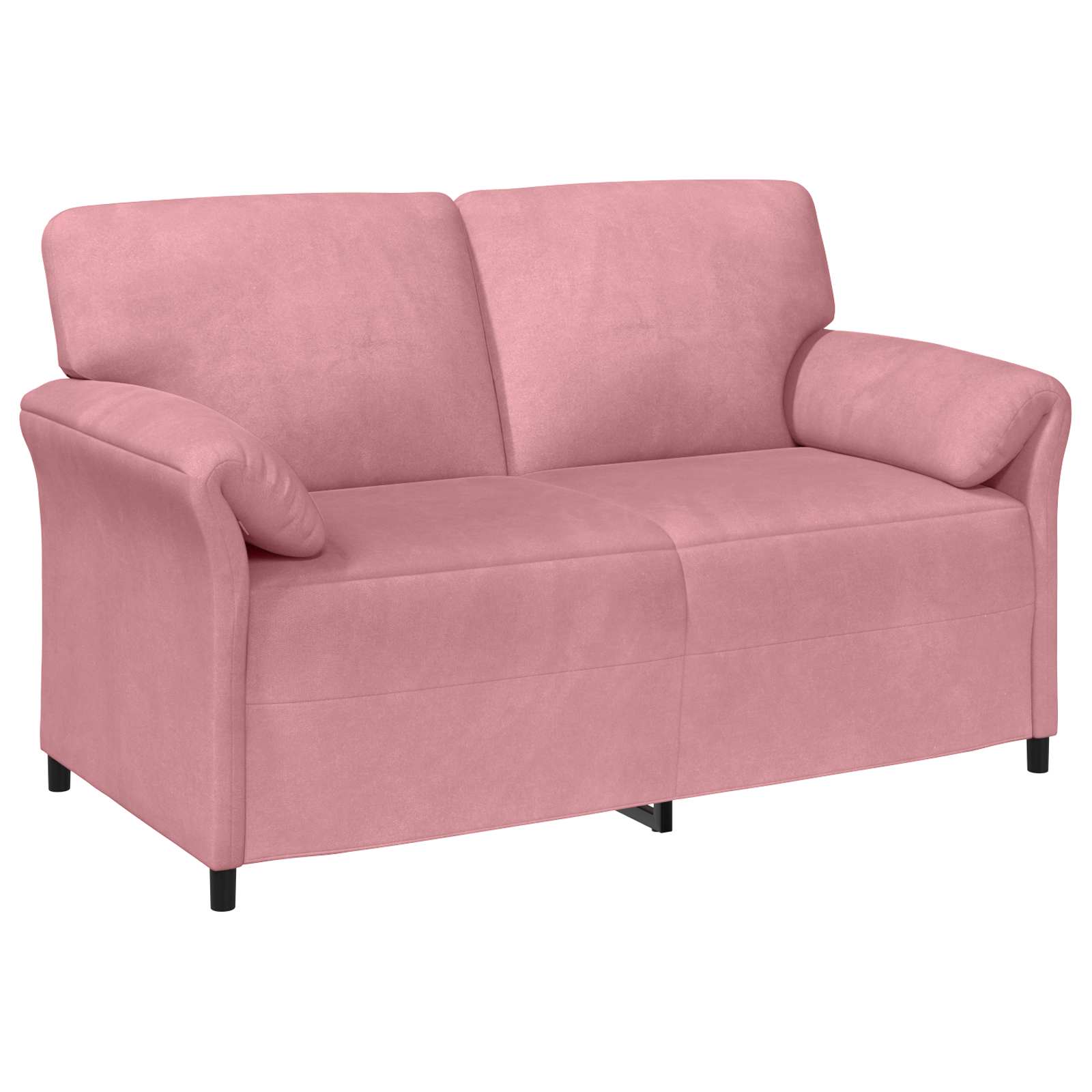 Sofa dwuosobowa różowy 158 x 83 x 95 cm Welur