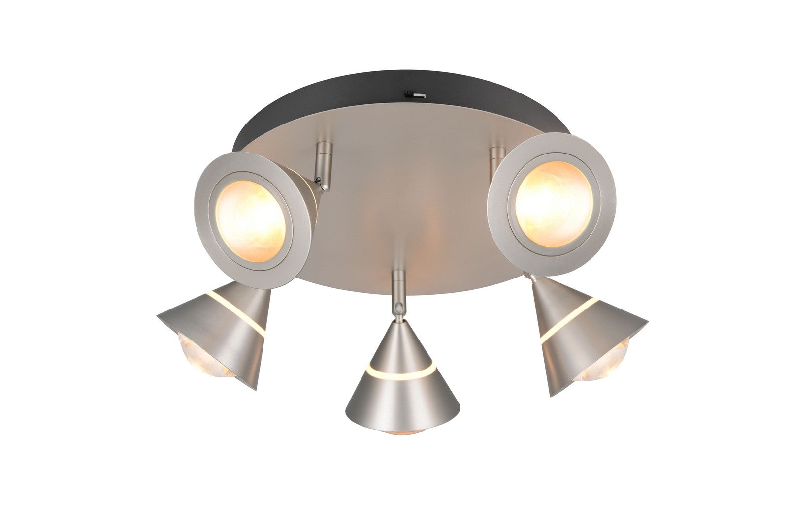 Lampa wisząca LED ROMEO 7W Odcienie bieli 700lm metal srebrna wym:16,5x30x30cm IP20 Trio