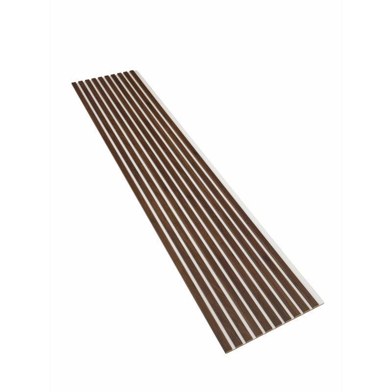 Lamele Ścienne na Płycie Białej SunWood Panele Dekoracyjne Orzech Columbia 275x46cm 1 szt.