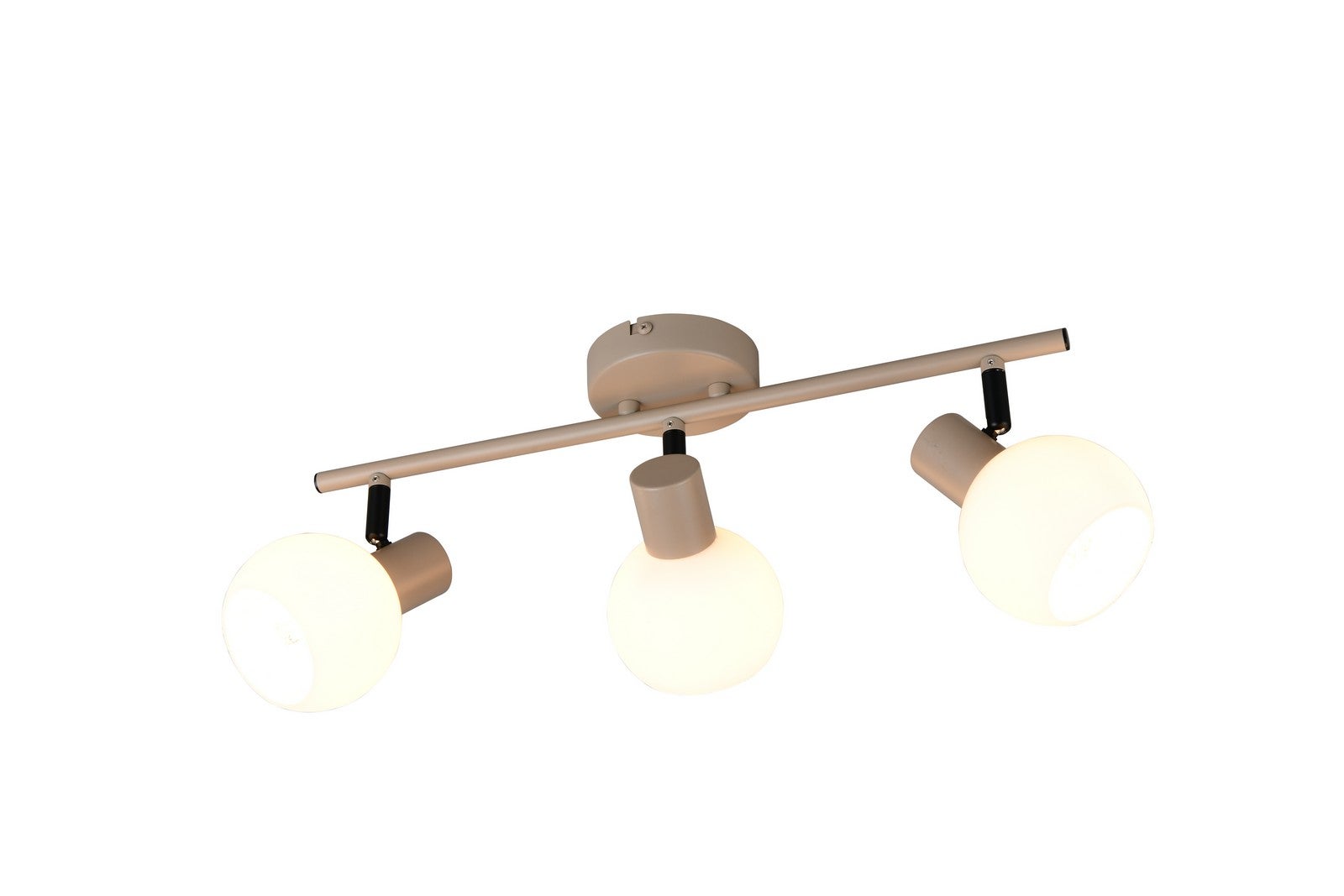 Reflektor listwa ruchome reflektorki BOBA beżowy 3xE14x10W szkło wym:18,5x45x10cm IP20 RL