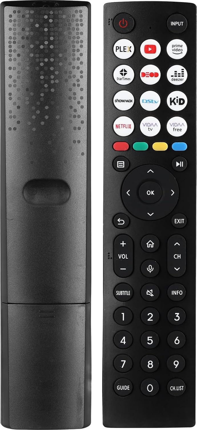 1 uniwersalny pilot do inteligentnych telewizorów Hisense, kompatybilny z inteligentnymi telewizorami Hisense VIDAA 4K HDTV FHD QLED LCD LED