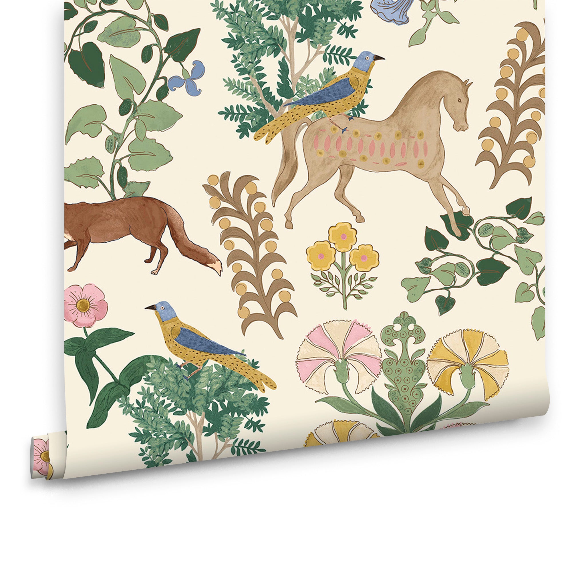 Tapeta flizelinowa - Folk Forest Floral