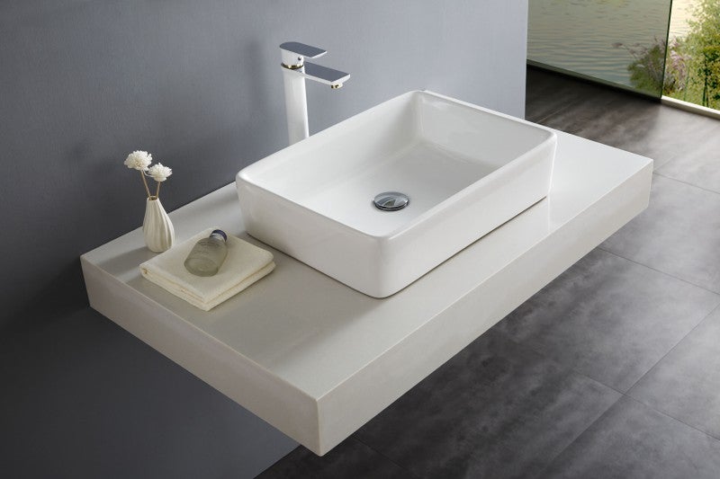Bernstein Umywalka nablatowa NT3153 ceramika sanitarna – 52x38 cm