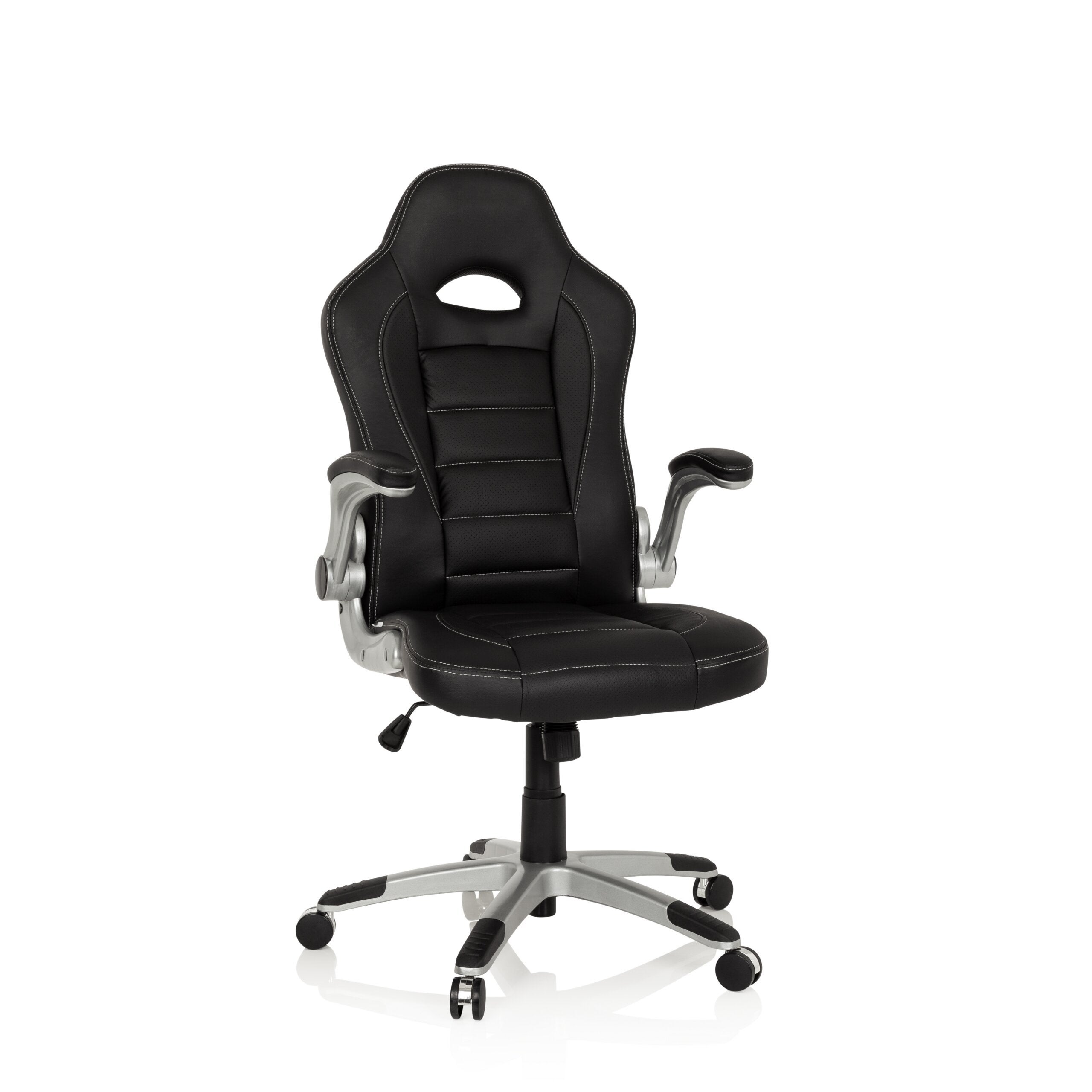 Fotel gamingowy / krzesło biurowe GAME SPORT czarny hjh OFFICE