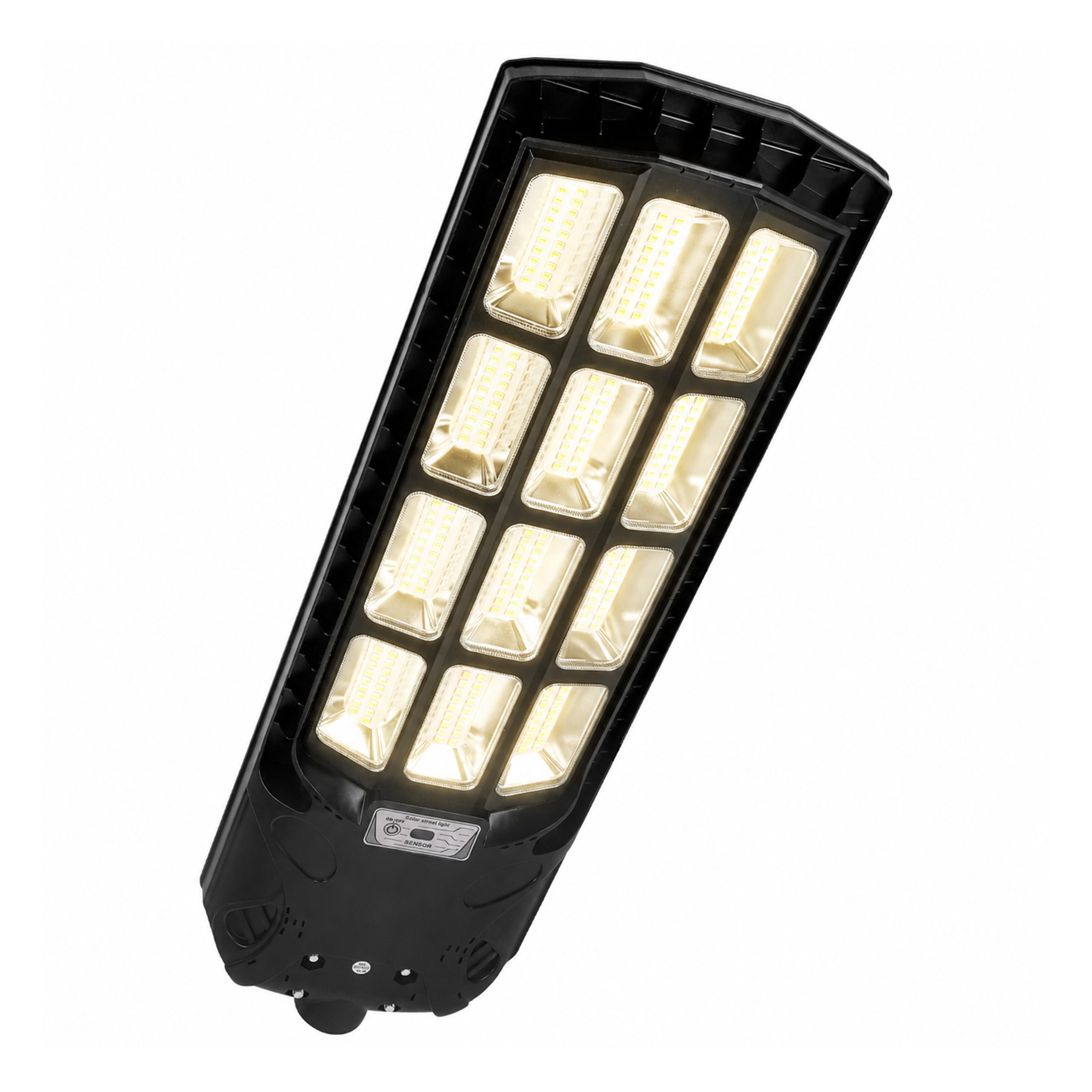 Lampa solarna uliczna LED Rex 3CCT 400W ogrodowa z czujnikiem i pilotem IP65 MasterLED