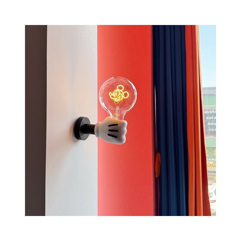 Kinkiety ścienne, Lampka nocna, Lampka nocna Myszka Mickey Cartoon, Lampa do czytania ścienna z żywicy (bez żarówki)